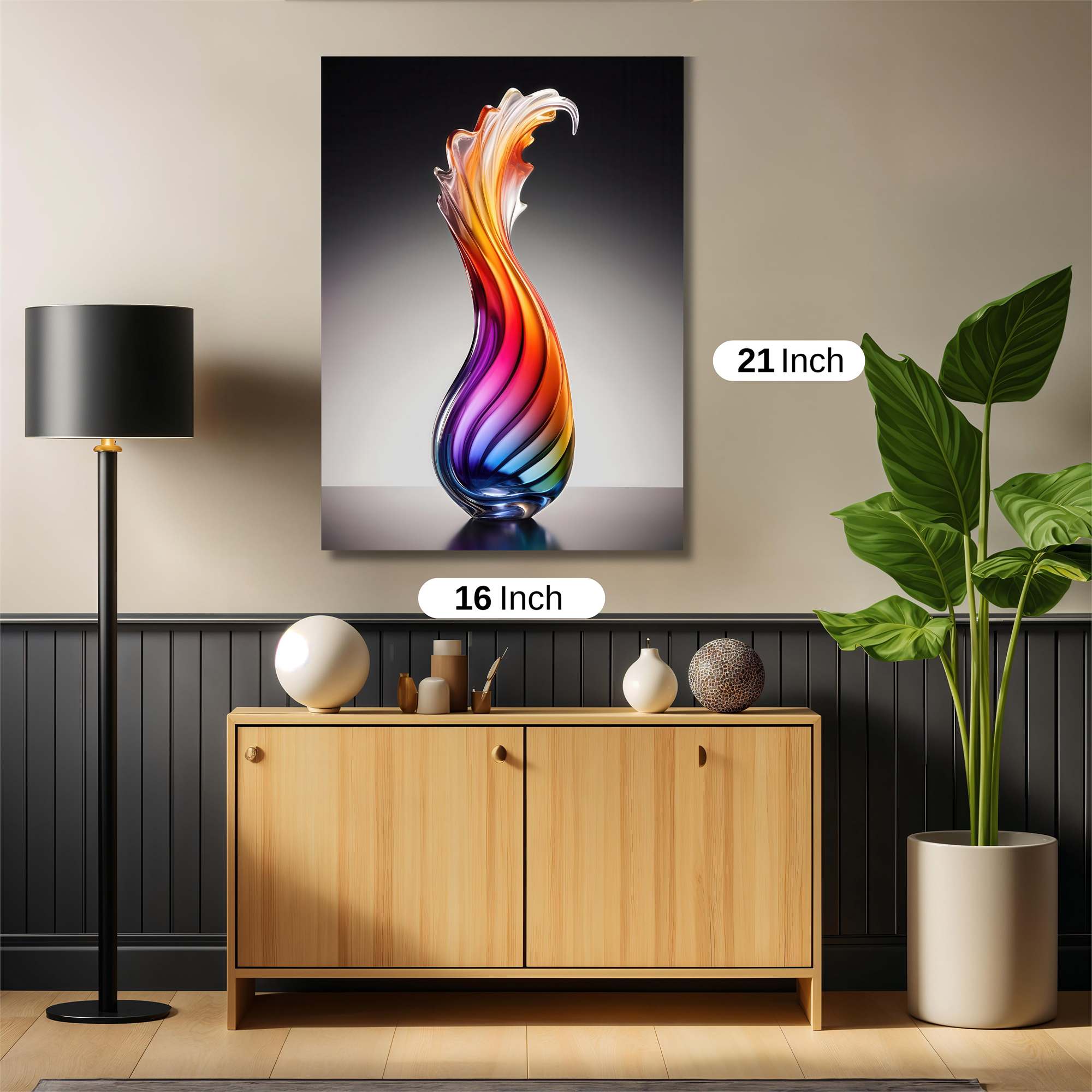 Flame Whimsy Safe Wall Magnetic / M