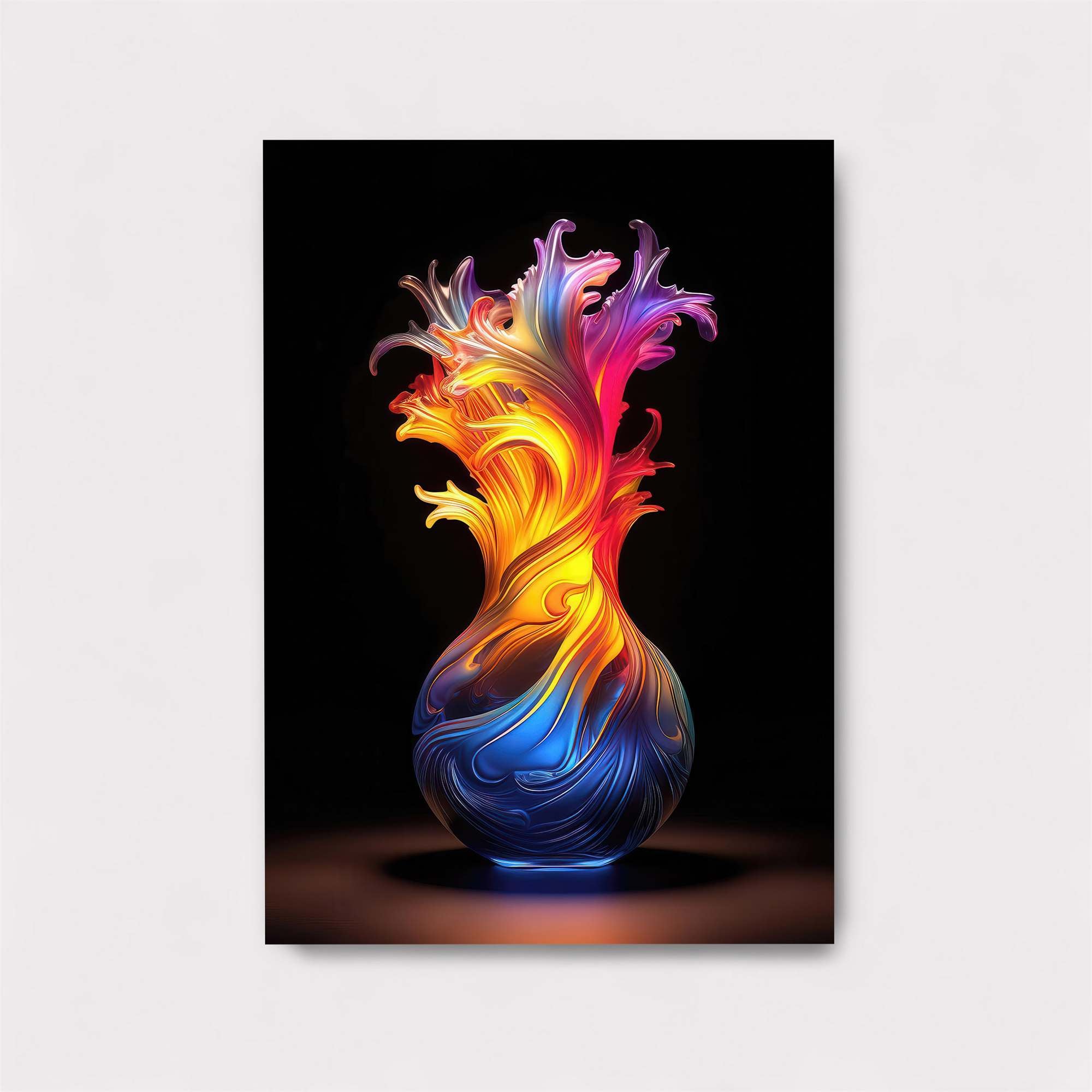 Flame Vase Safe Wall Magnetic / M