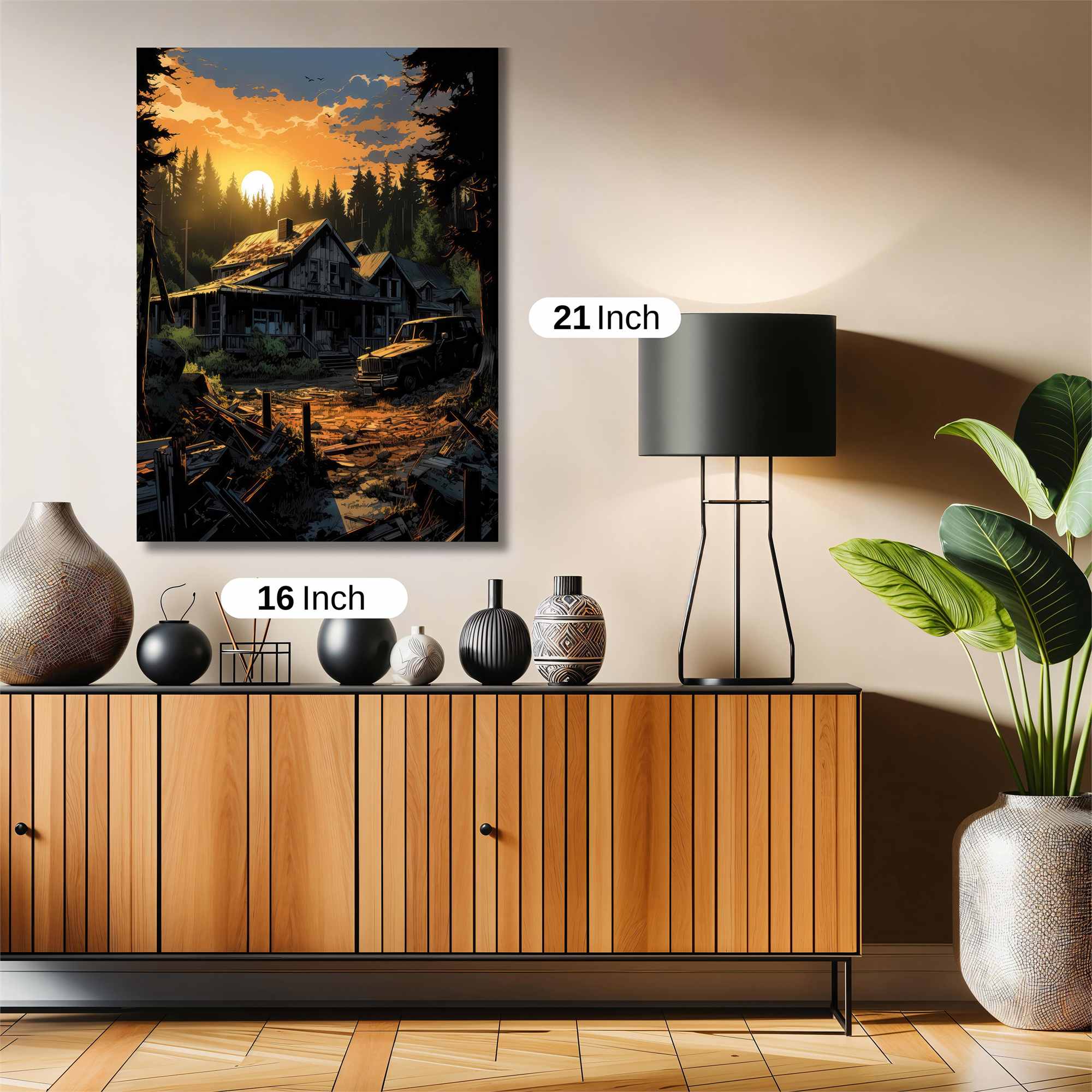Cabin Gloom Safe Wall Magnetic / M