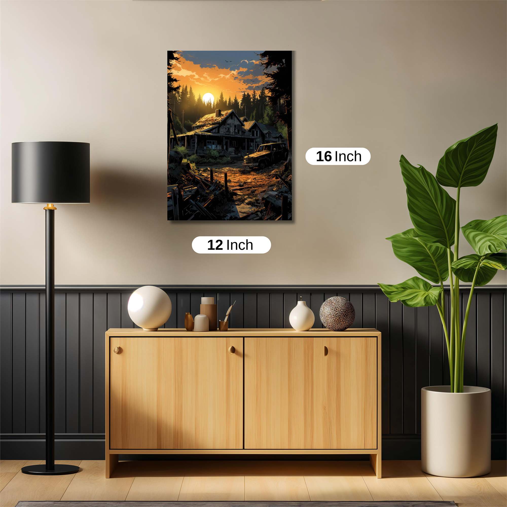 Cabin Gloom Safe Wall Magnetic / M