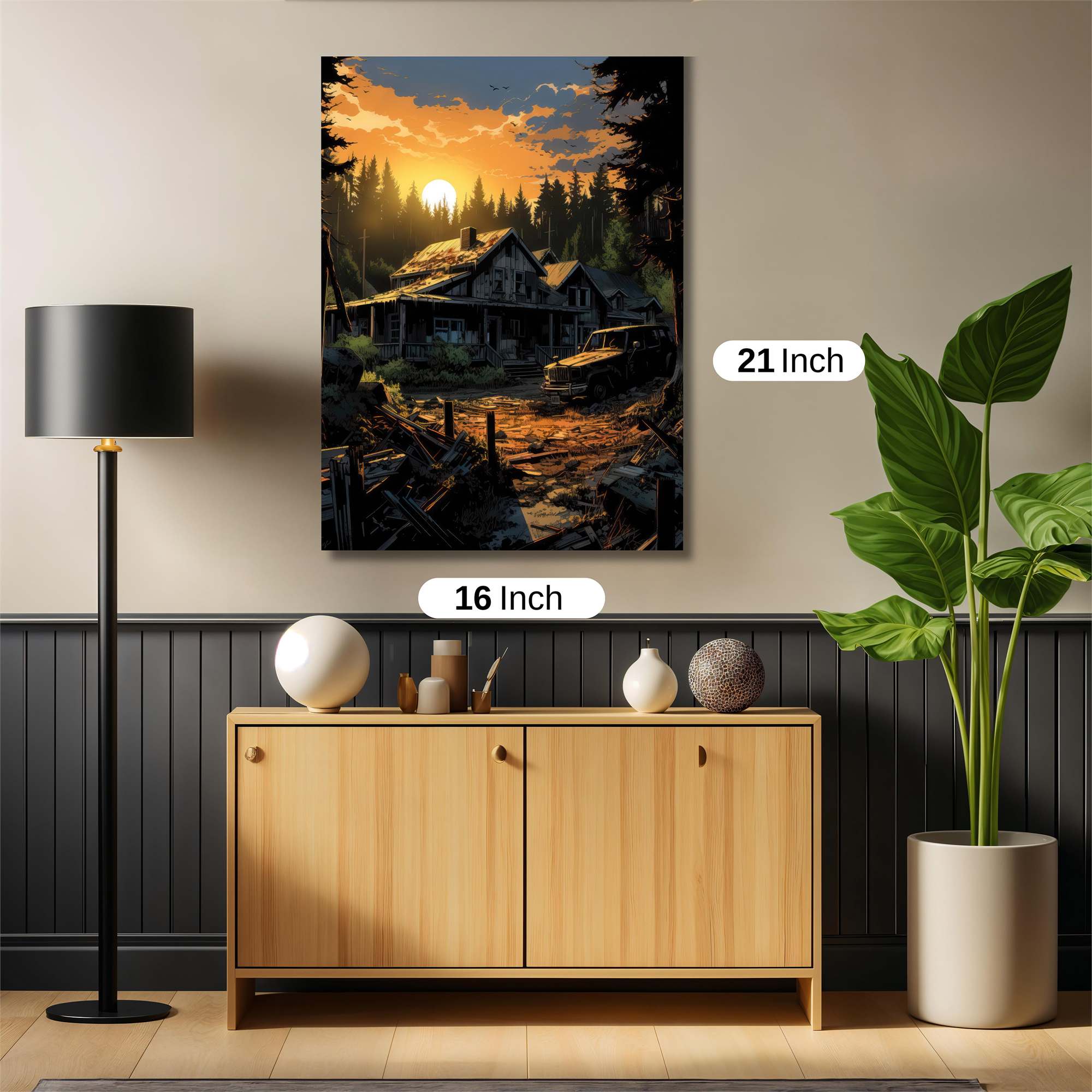 Cabin Gloom Safe Wall Magnetic / M