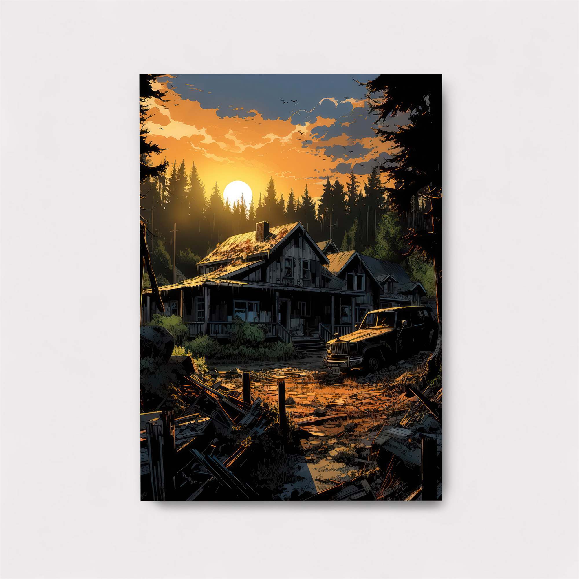 Cabin Gloom Safe Wall Magnetic / M