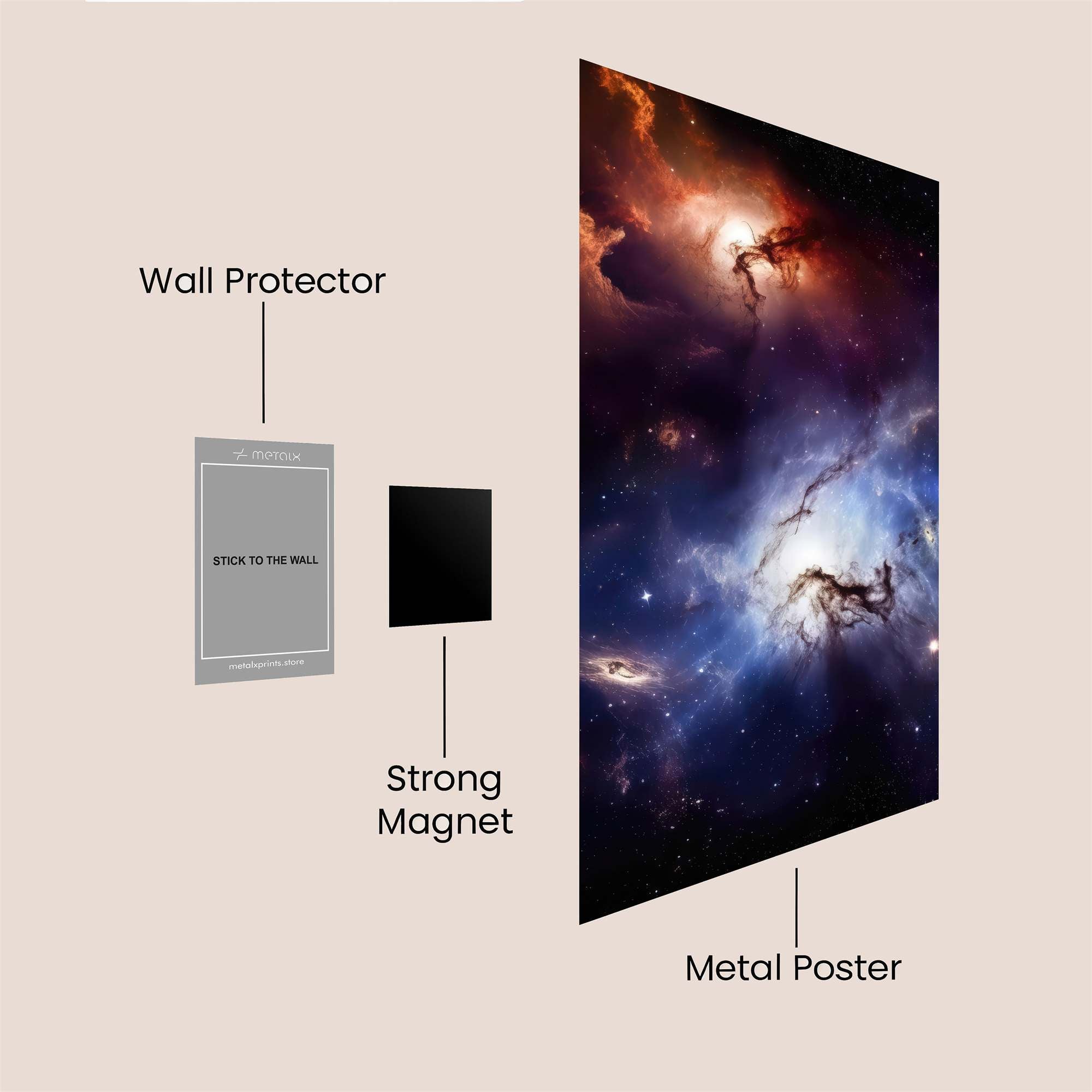Nebula Whimsy Safe Wall Magnetic / M