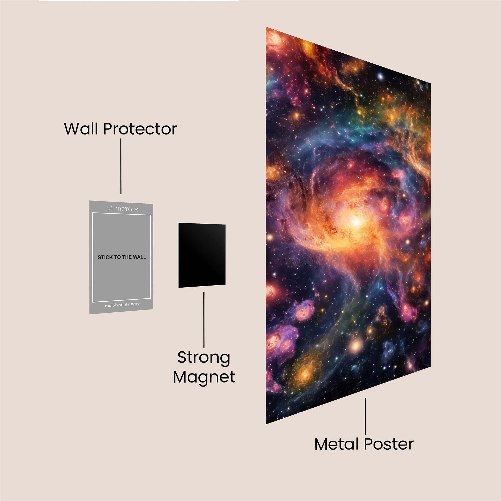Nebula Whirl Safe Wall Magnetic / M