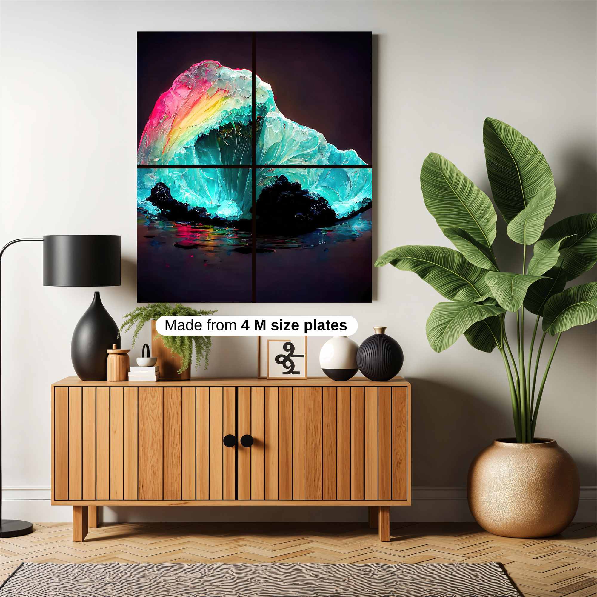Neon Bloom Safe Wall Magnetic / M