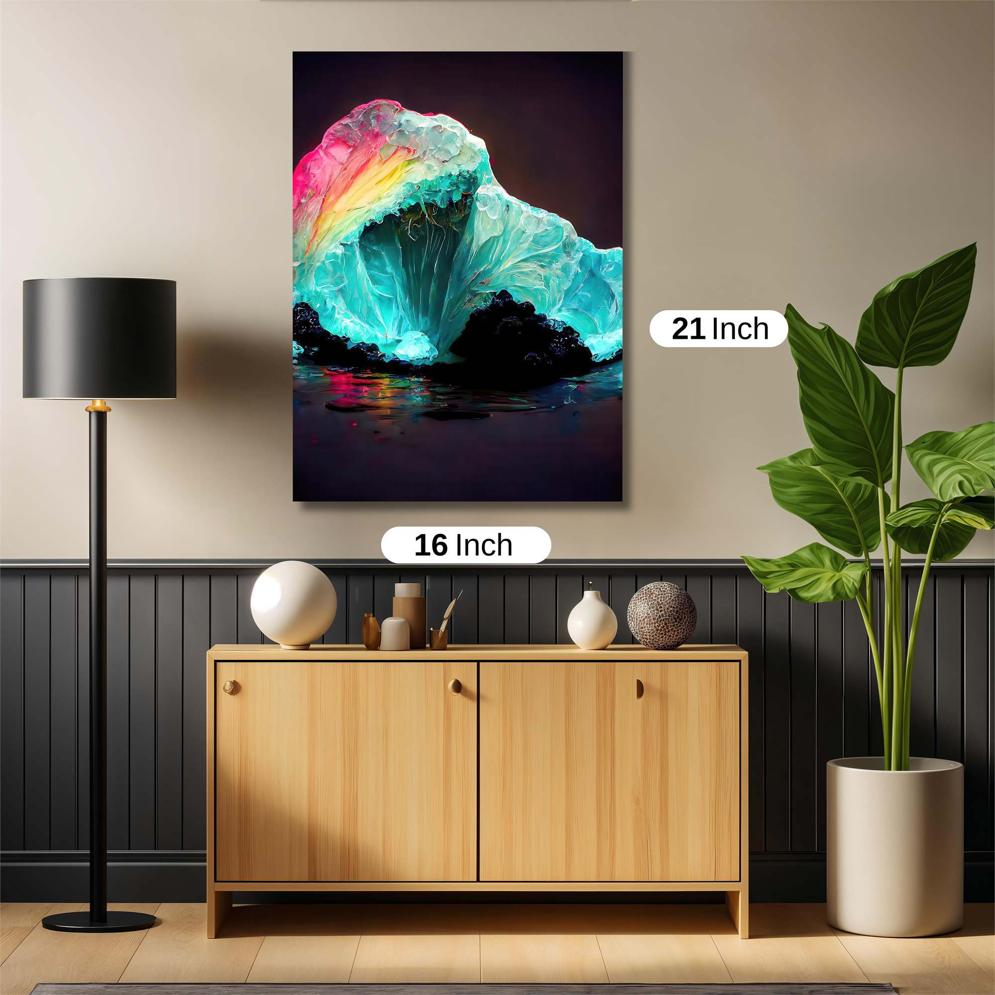 Neon Bloom Safe Wall Magnetic / M