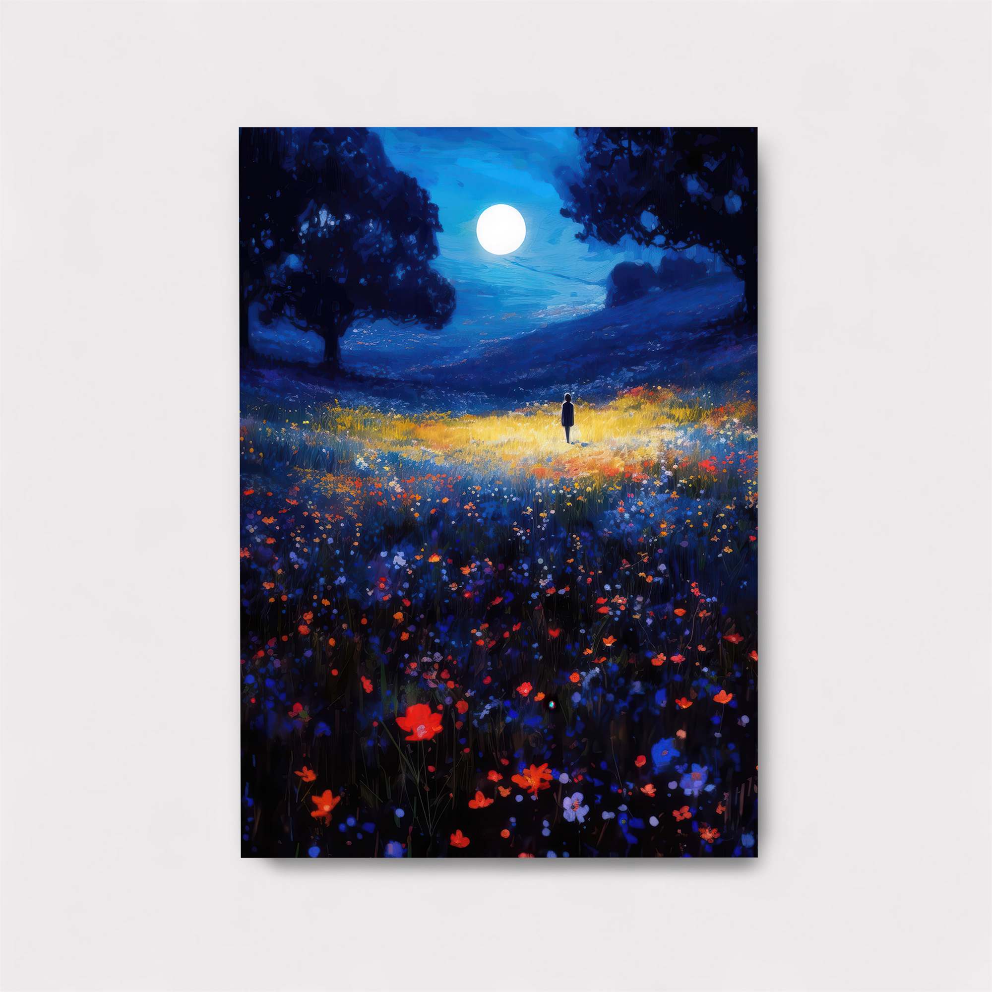 Moonlit Solitude Safe Wall Magnetic / M