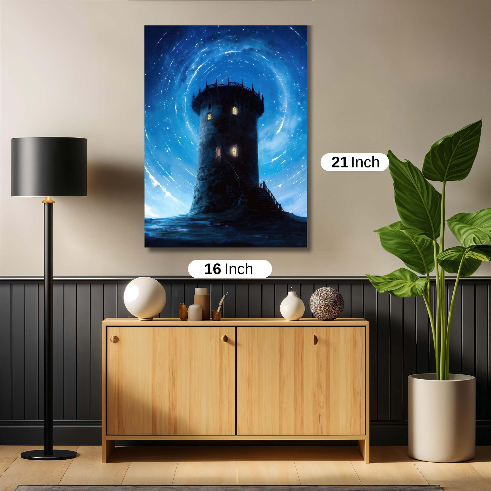Mystic Tower Safe Wall Magnetic / M