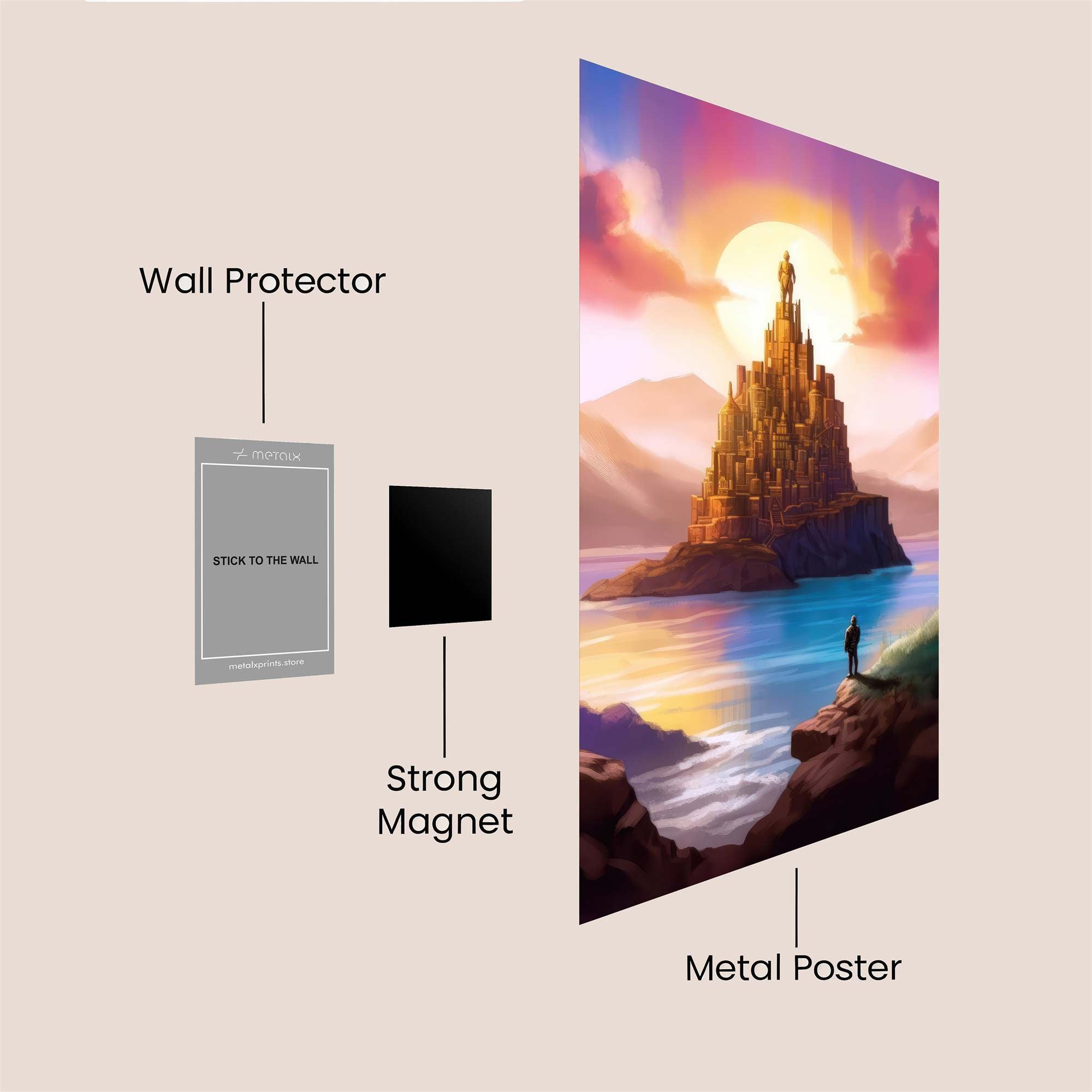Sunrise Citadel Safe Wall Magnetic / M