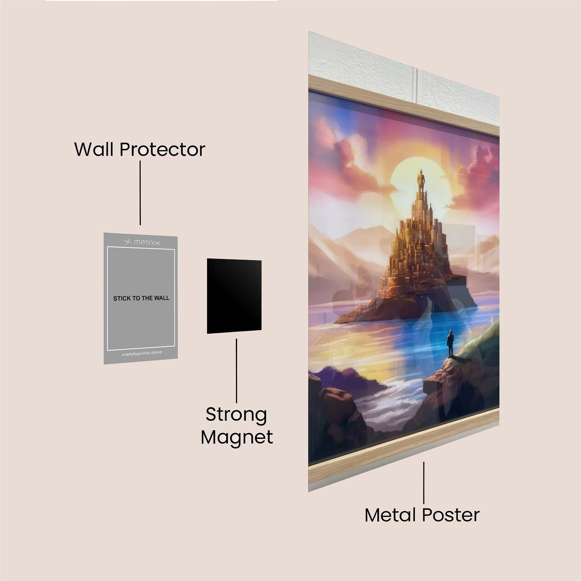 Heavenly Vista Safe Wall Magnetic / M