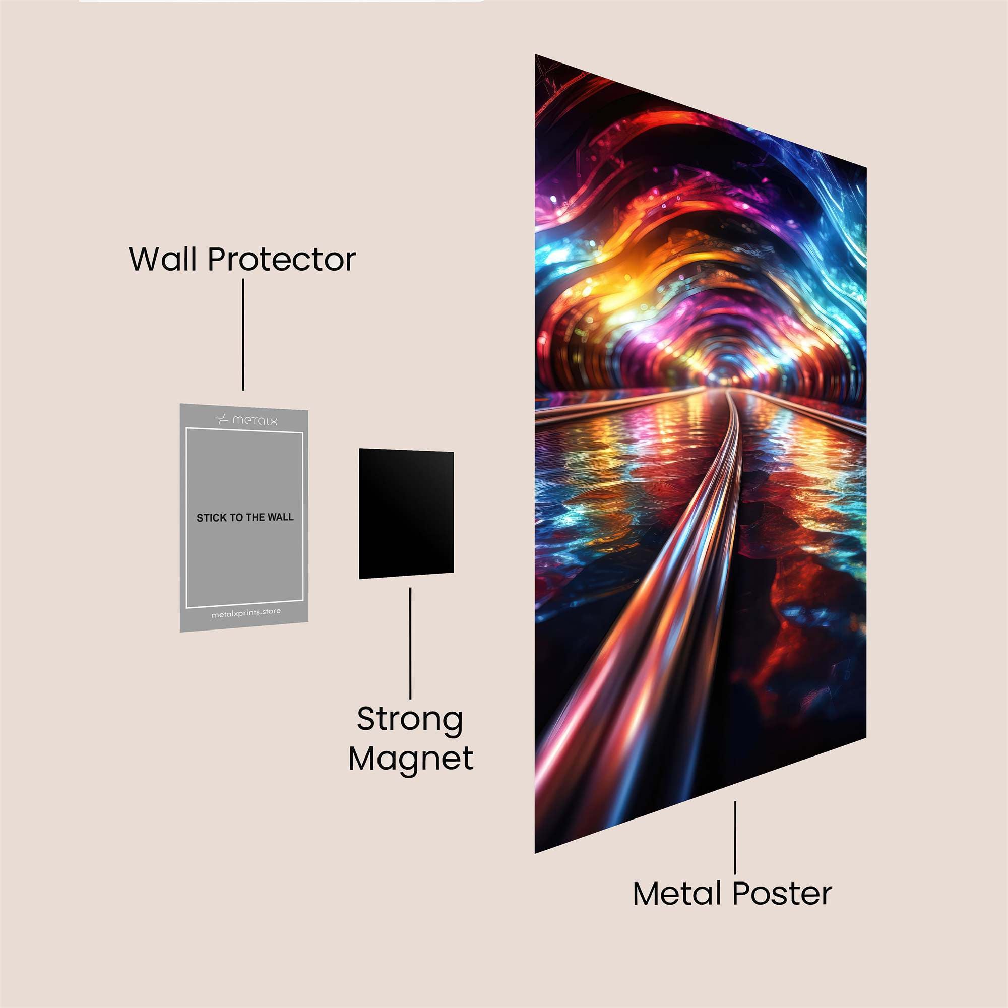 Tunnel Rapture Safe Wall Magnetic / M