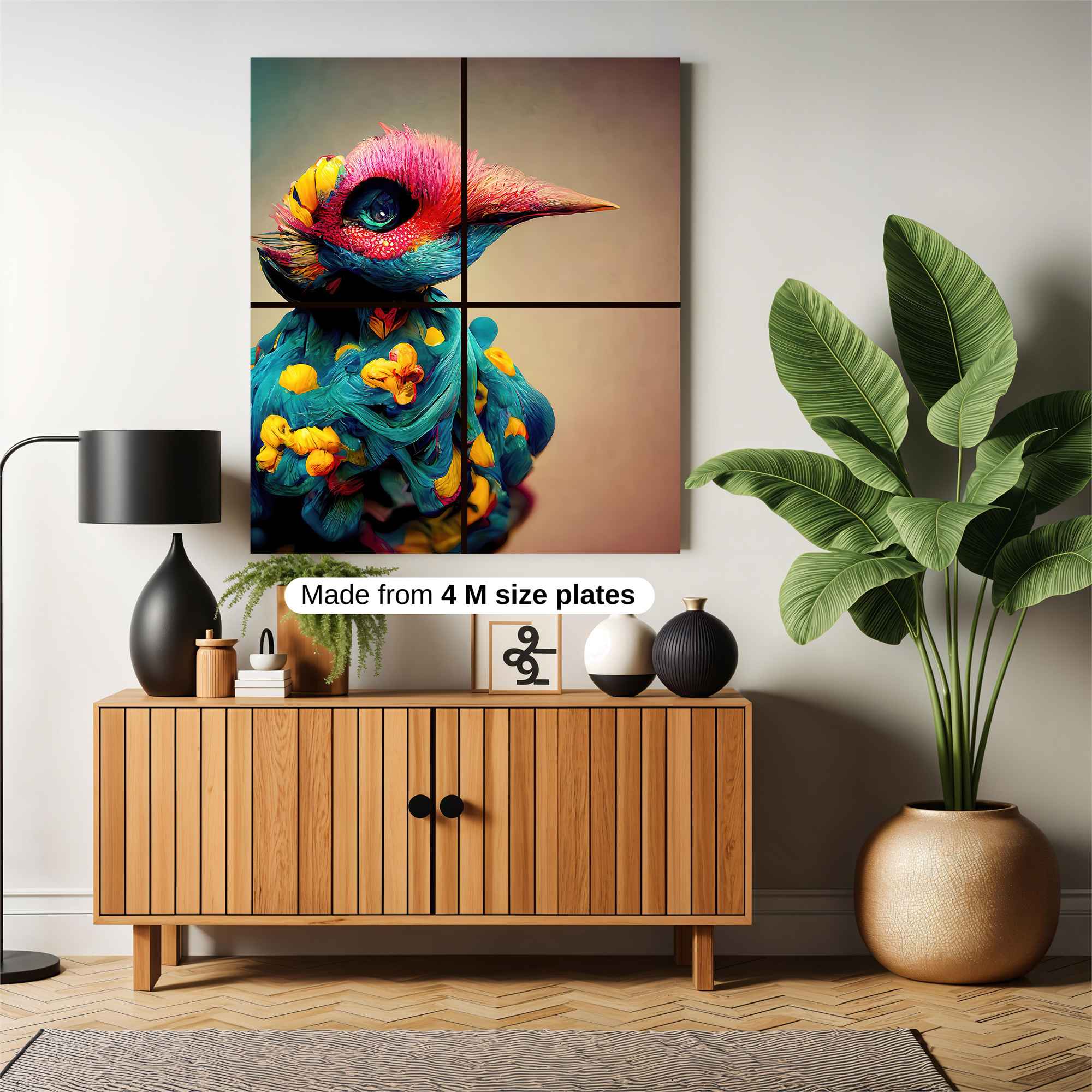 Colorful Whimsy Safe Wall Magnetic / M