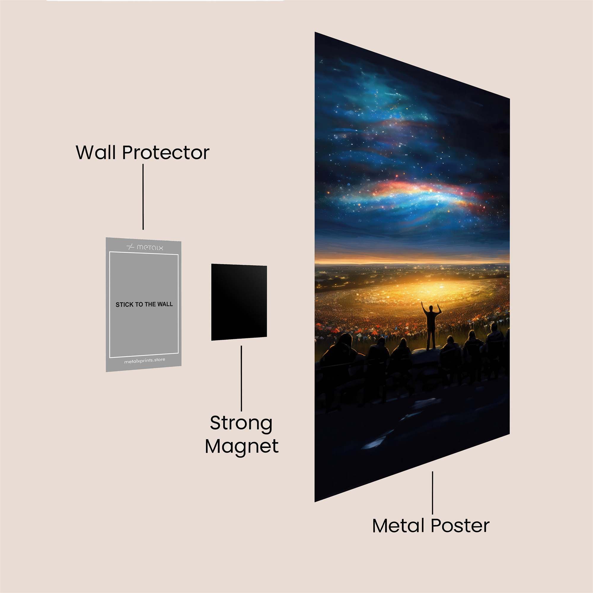 Conductor Cosmic Safe Wall Magnetic / M