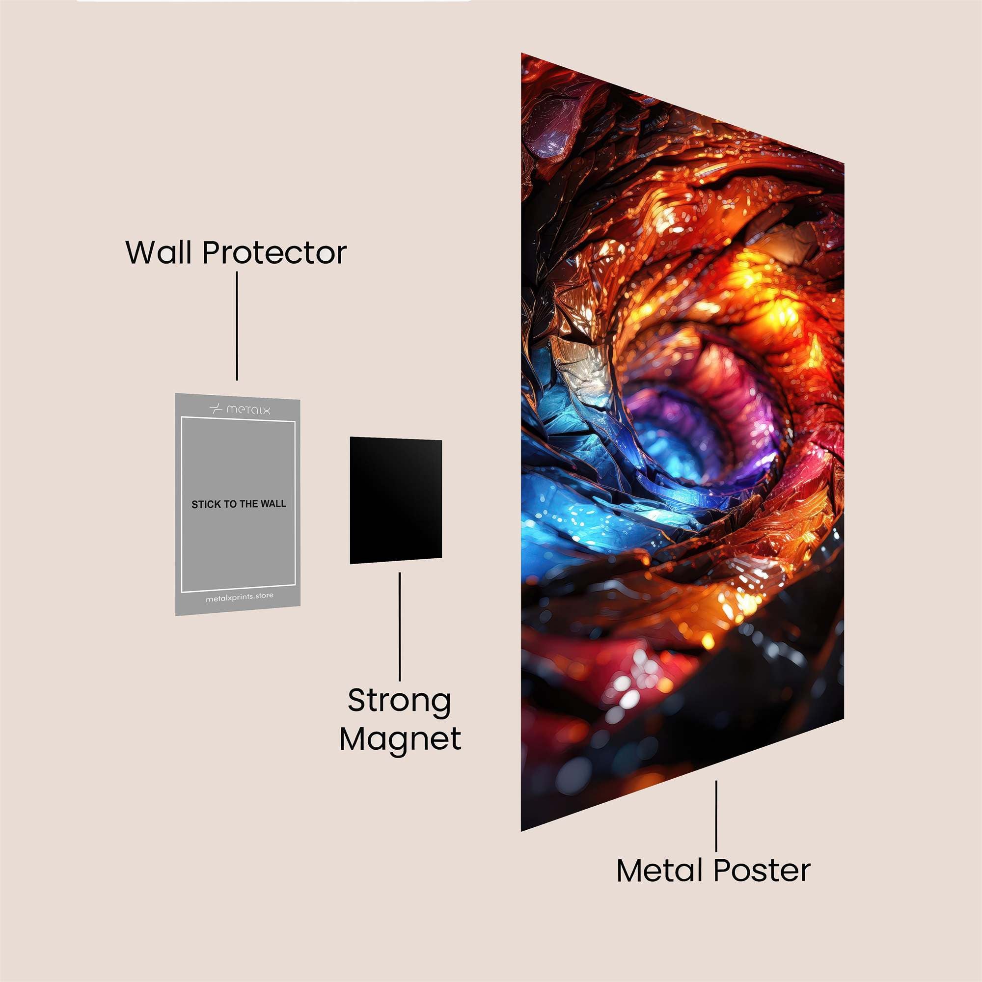 Vortex Radiance Safe Wall Magnetic / M