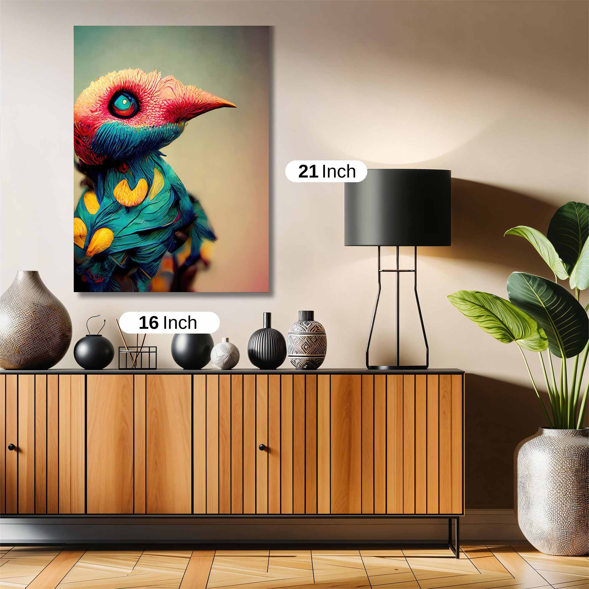 Bird Whimsy Safe Wall Magnetic / M