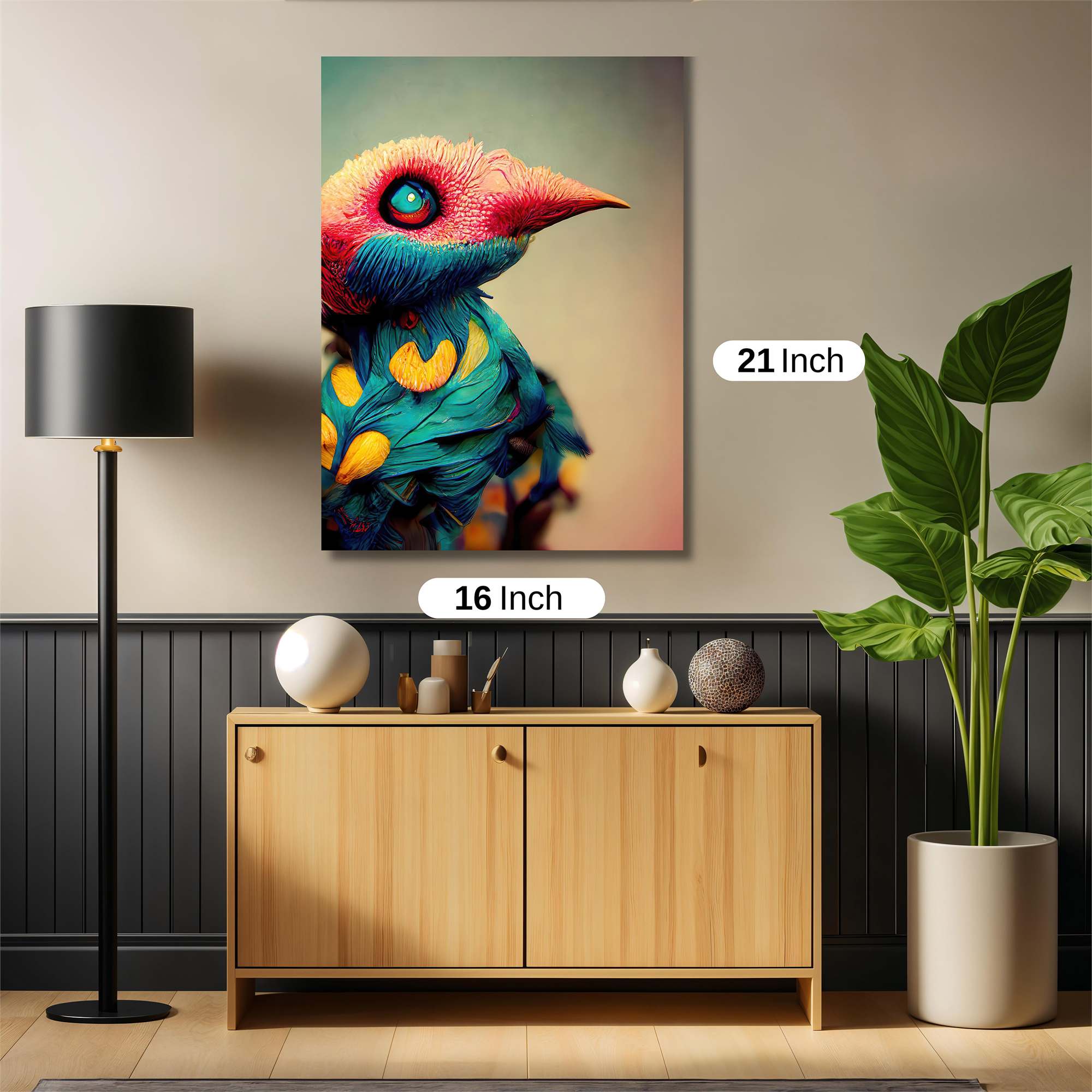 Bird Whimsy Safe Wall Magnetic / M