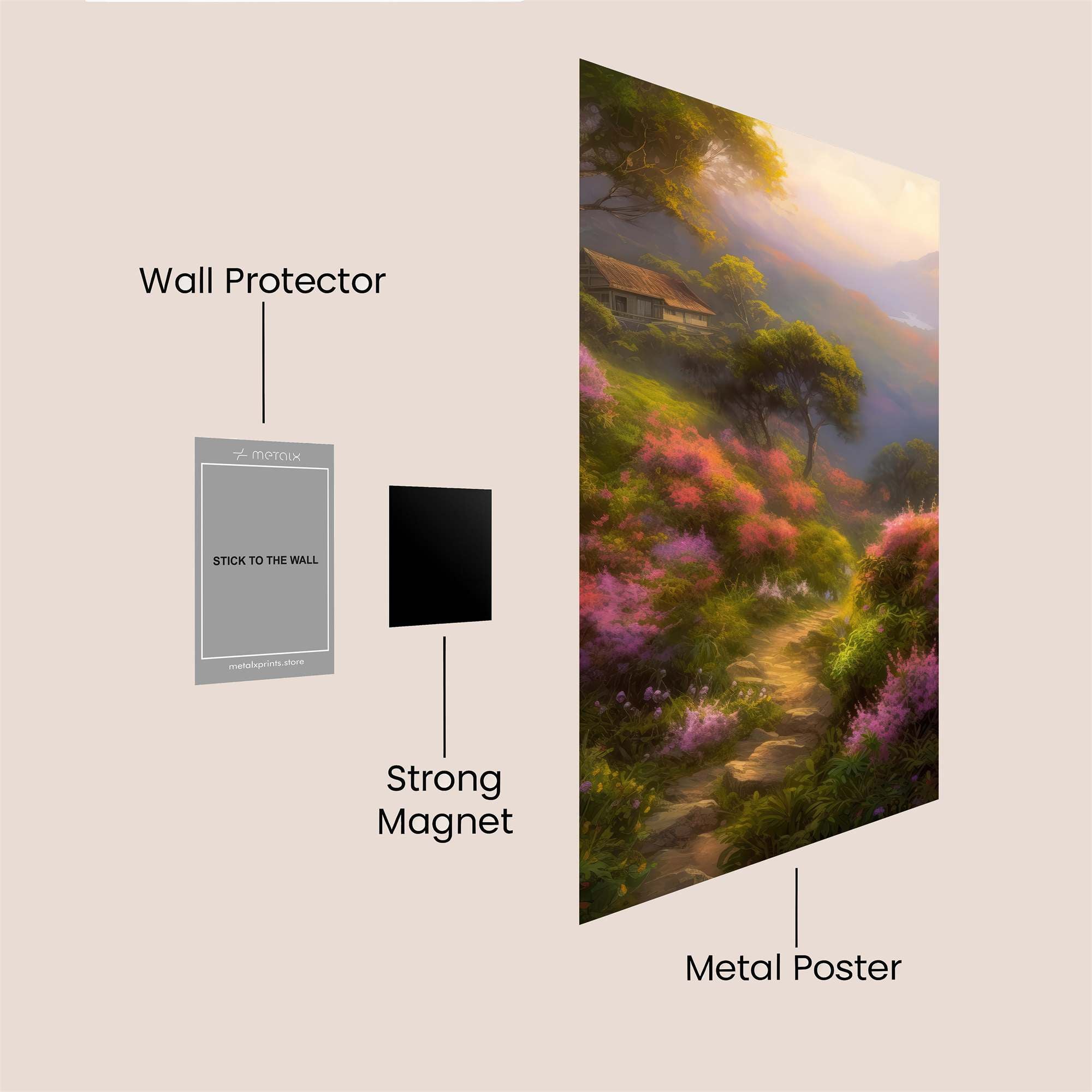 Mountain Serenity Safe Wall Magnetic / M