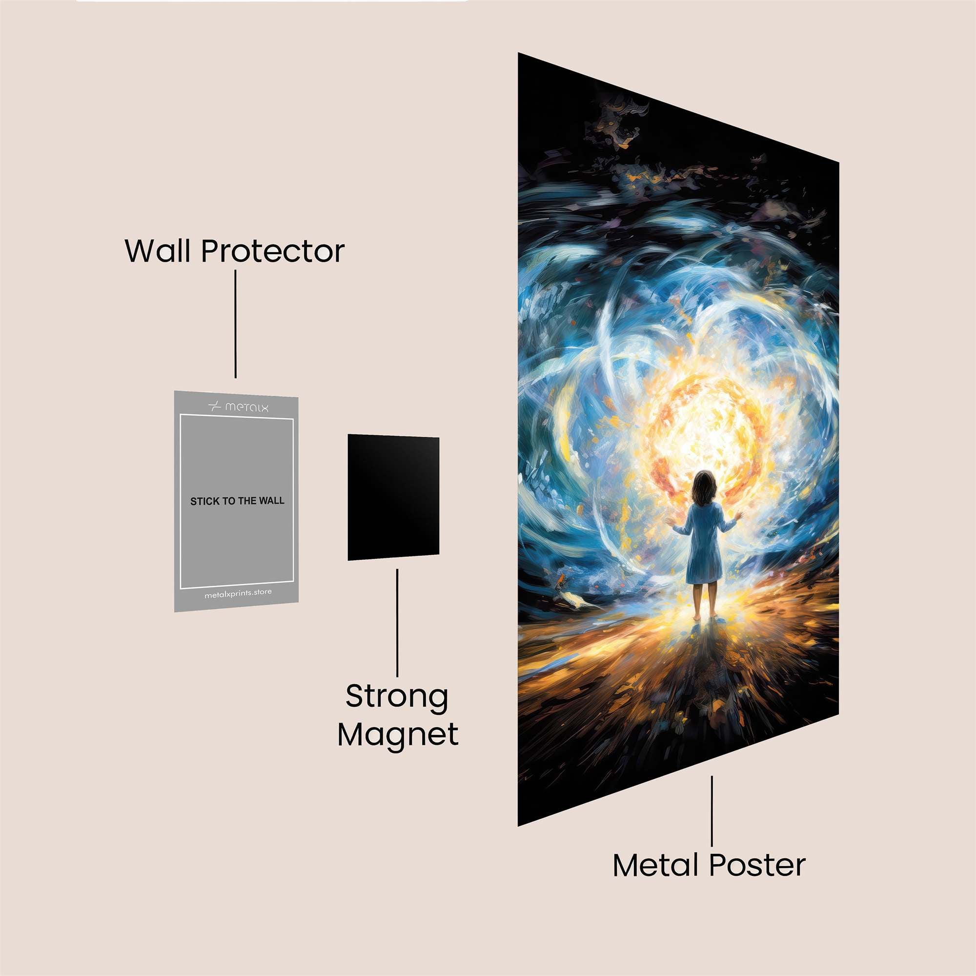 Cosmic Radiance Safe Wall Magnetic / M