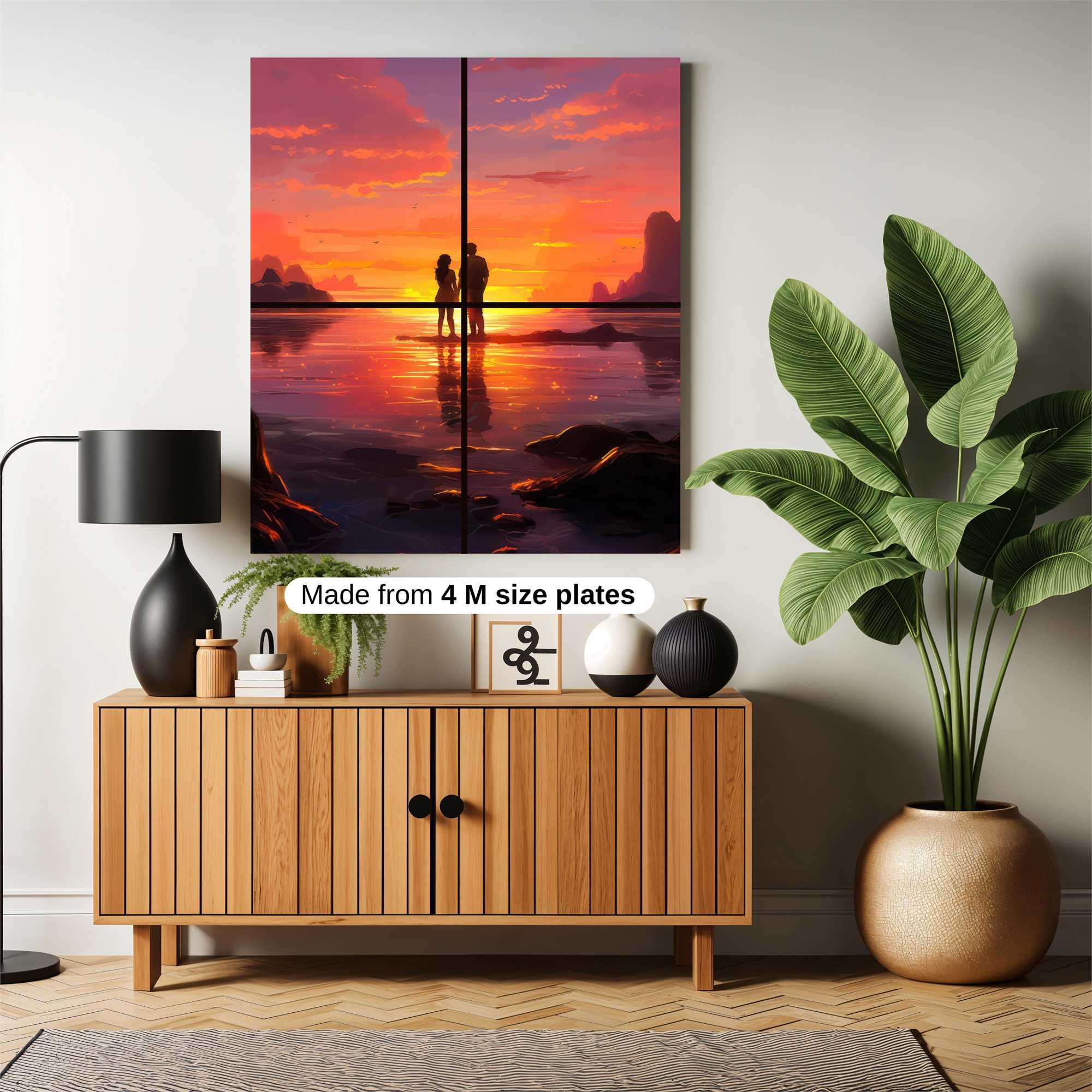 Sunset Serenity Safe Wall Magnetic / M