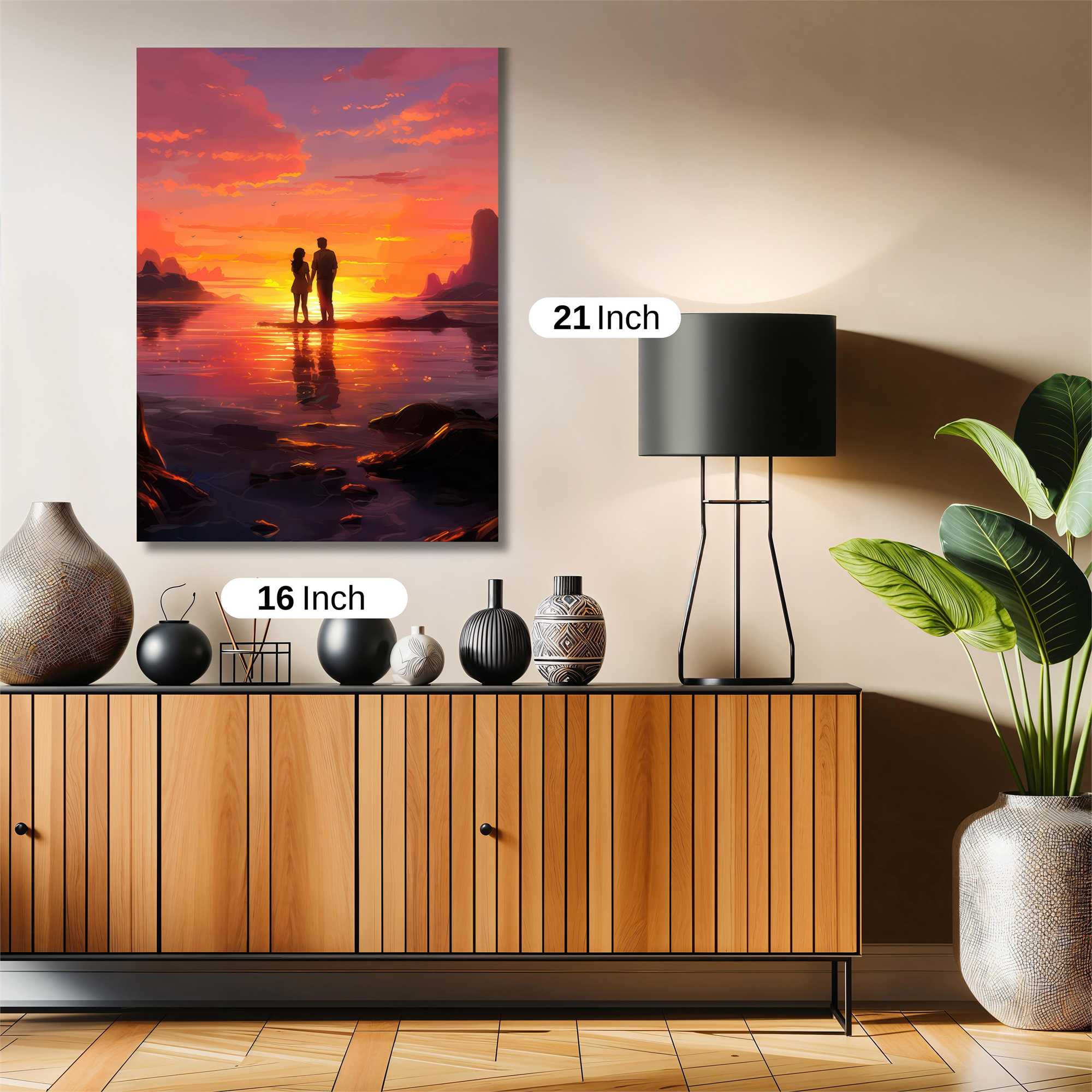 Sunset Serenity Safe Wall Magnetic / M