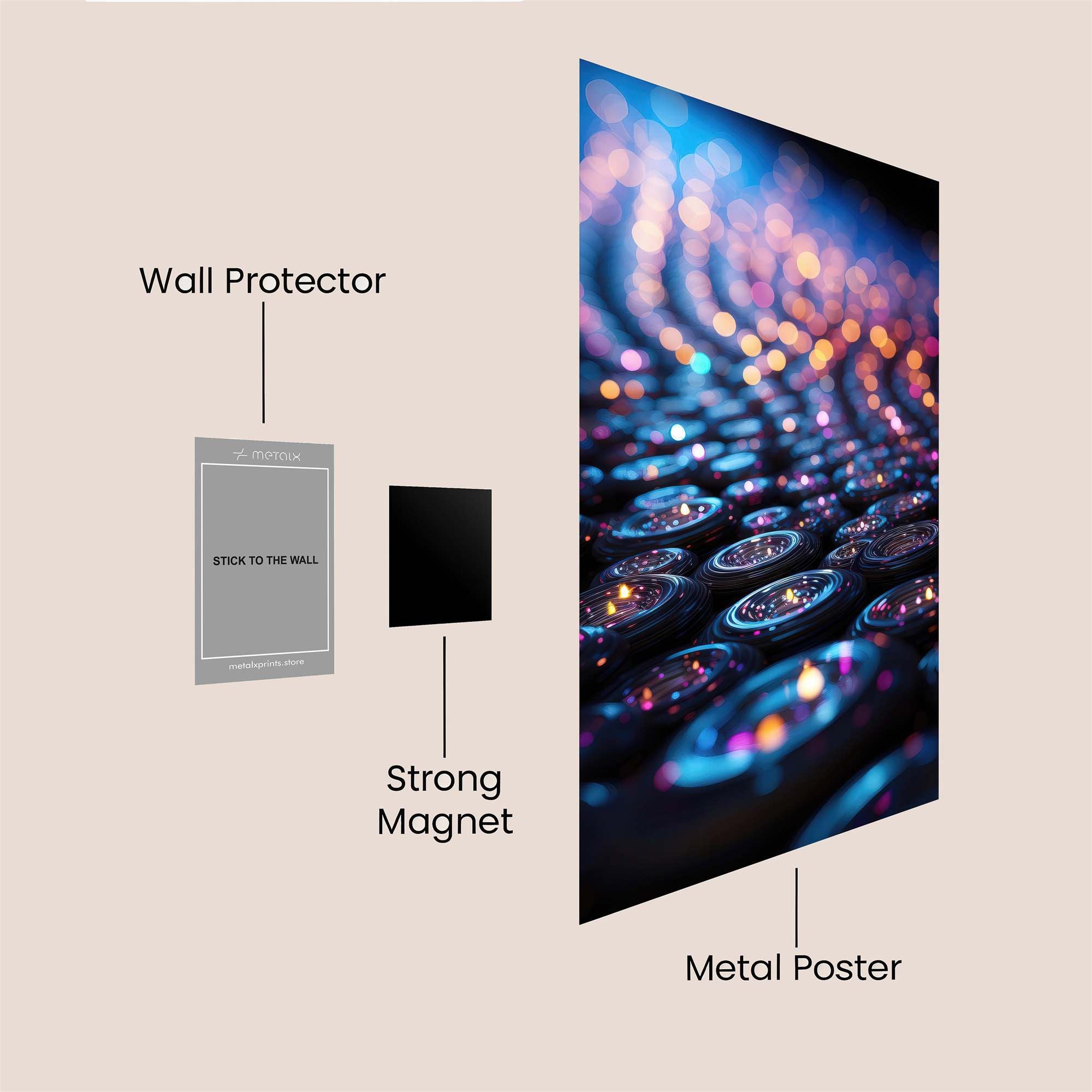 Keyboard Dreamscape Safe Wall Magnetic / M
