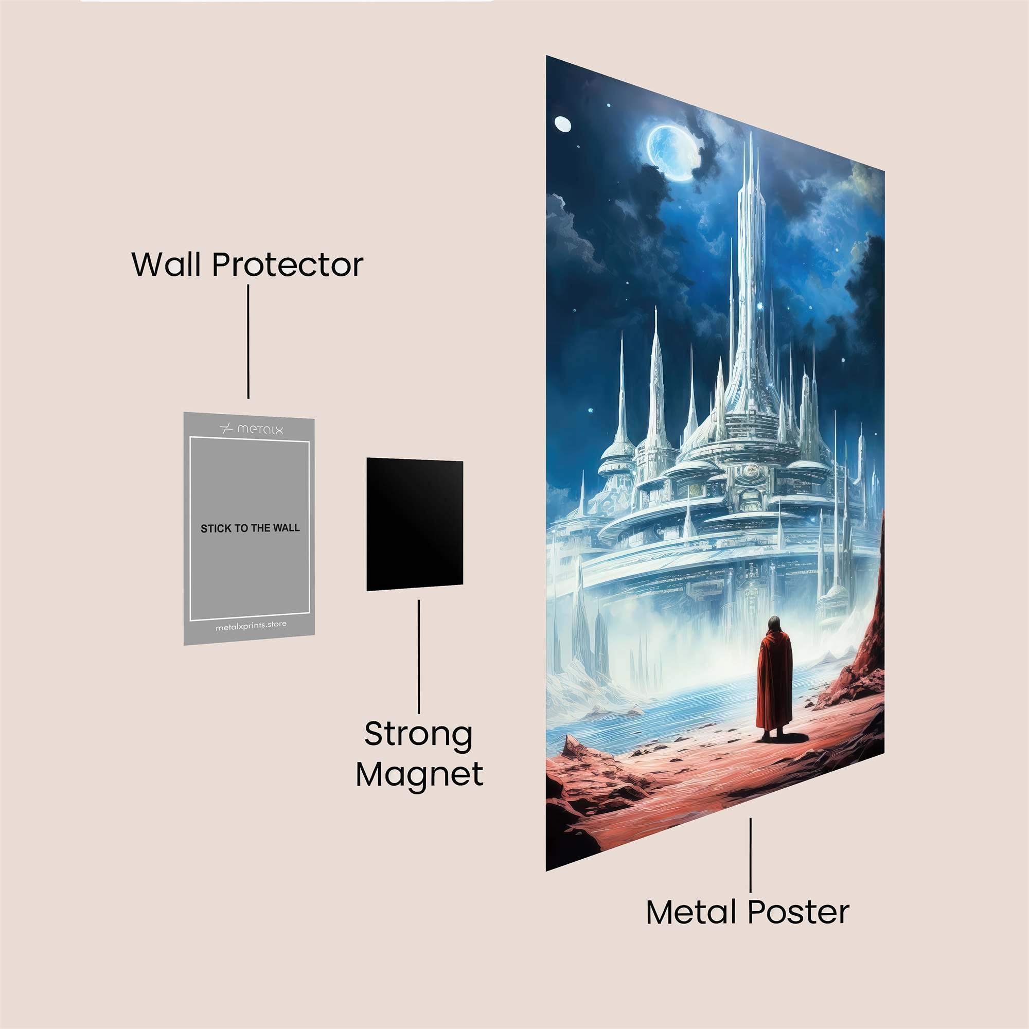 Lunar Citadel Safe Wall Magnetic / M