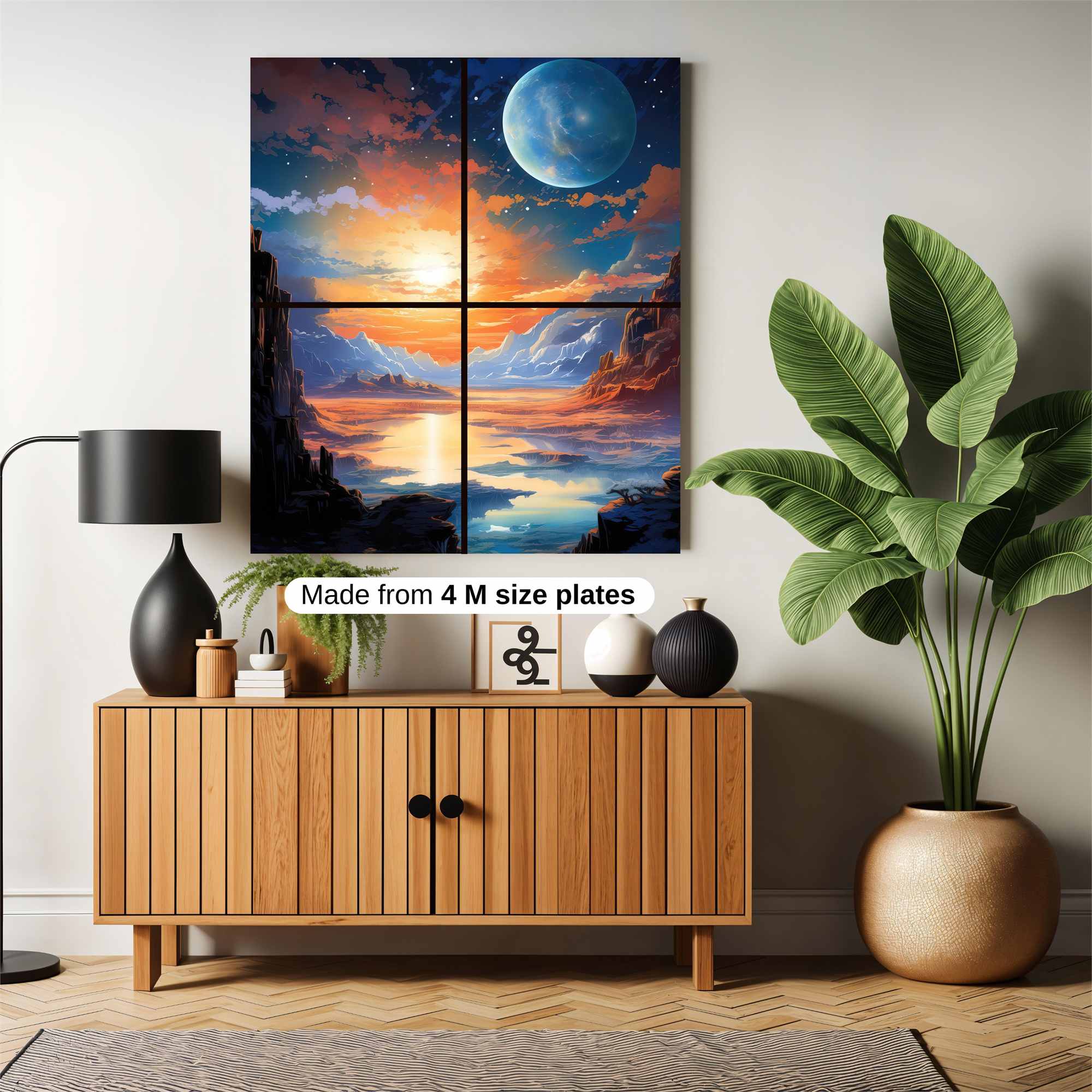 Moonlit Serenity Safe Wall Magnetic / M