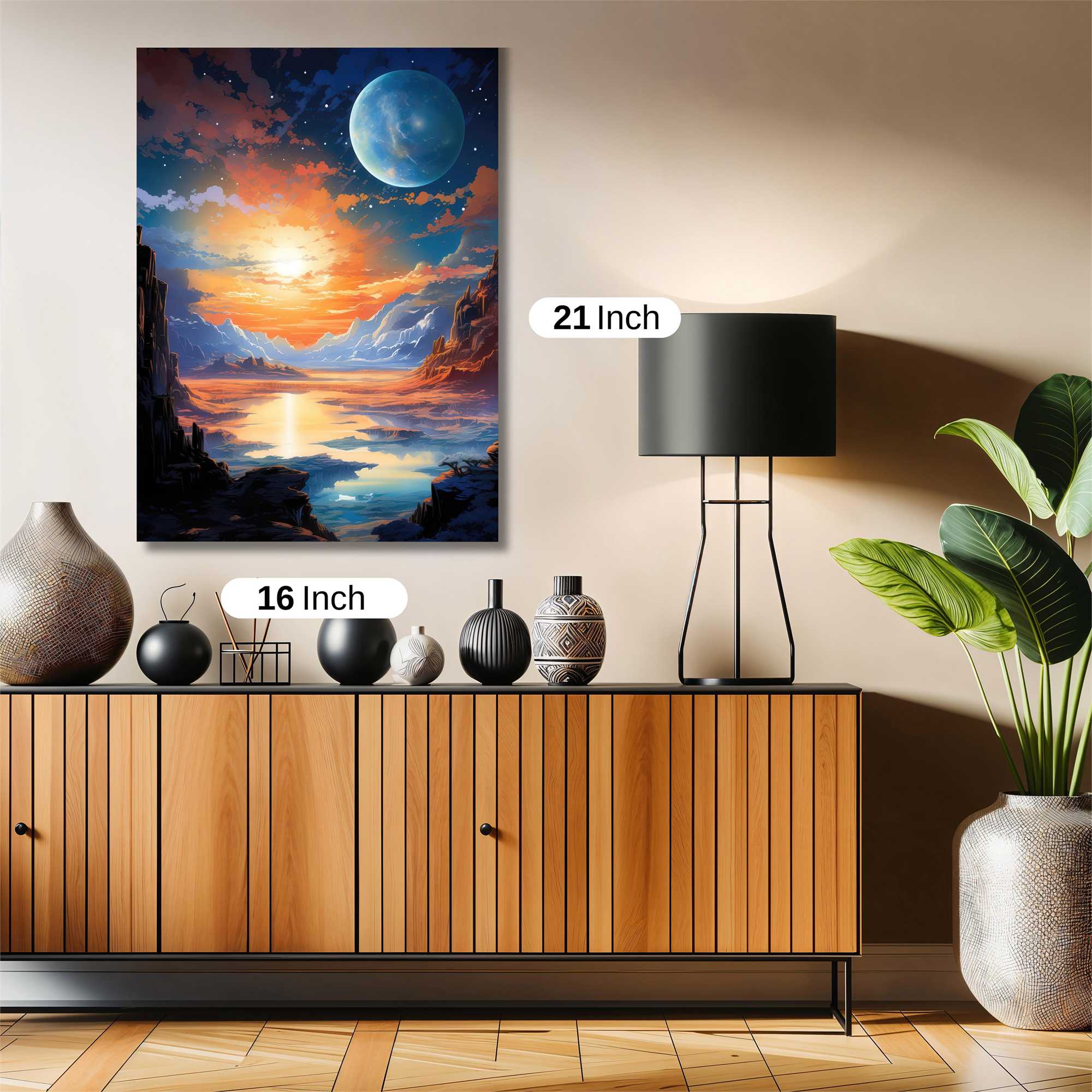 Moonlit Serenity Safe Wall Magnetic / M
