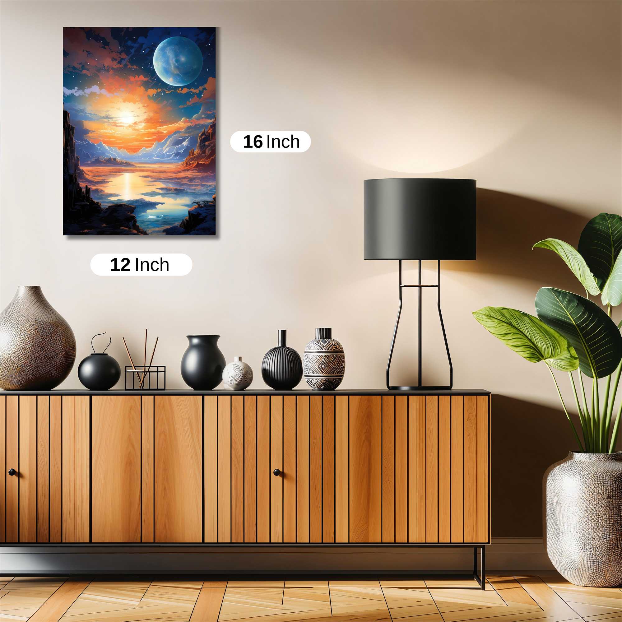 Moonlit Serenity Safe Wall Magnetic / M