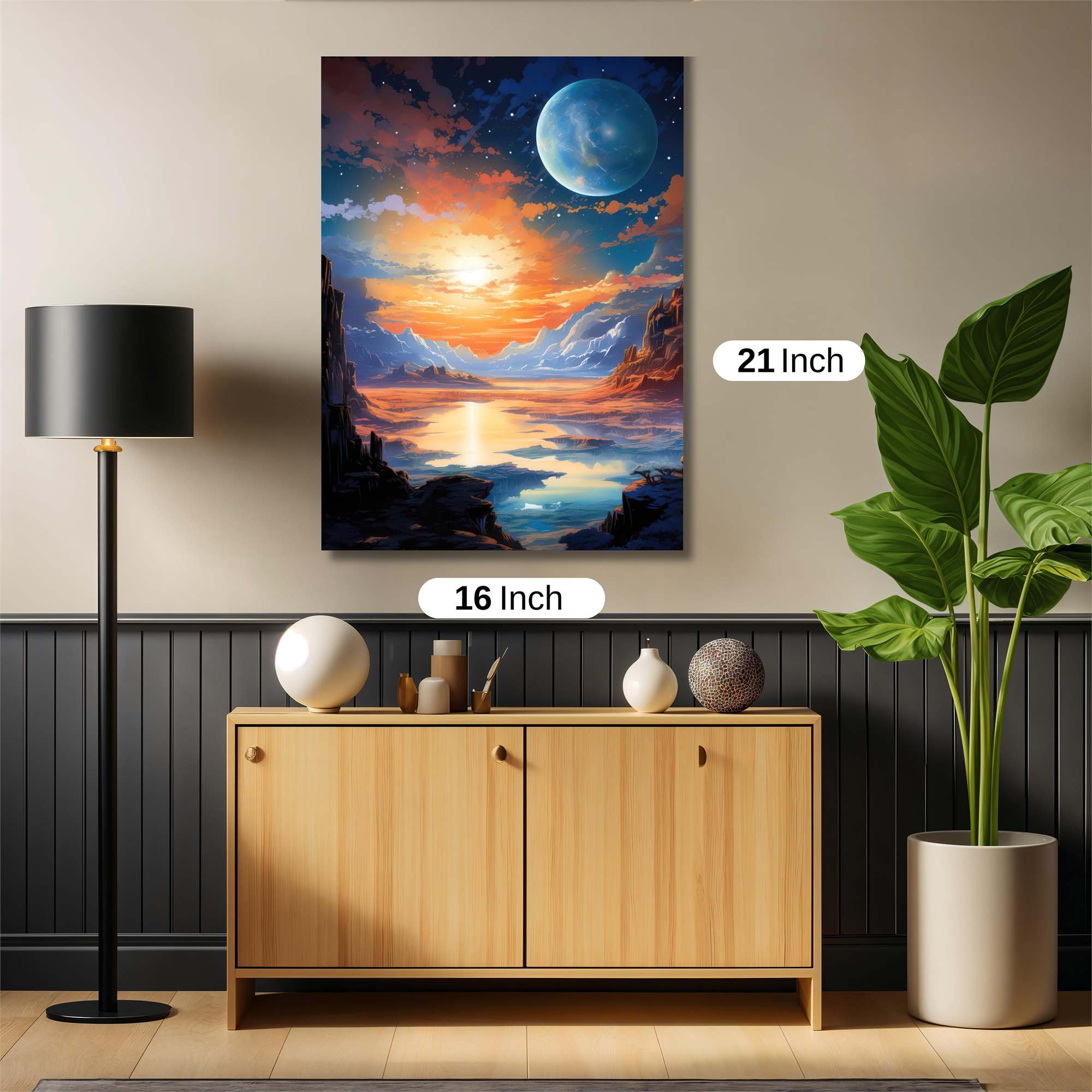 Moonlit Serenity Safe Wall Magnetic / M