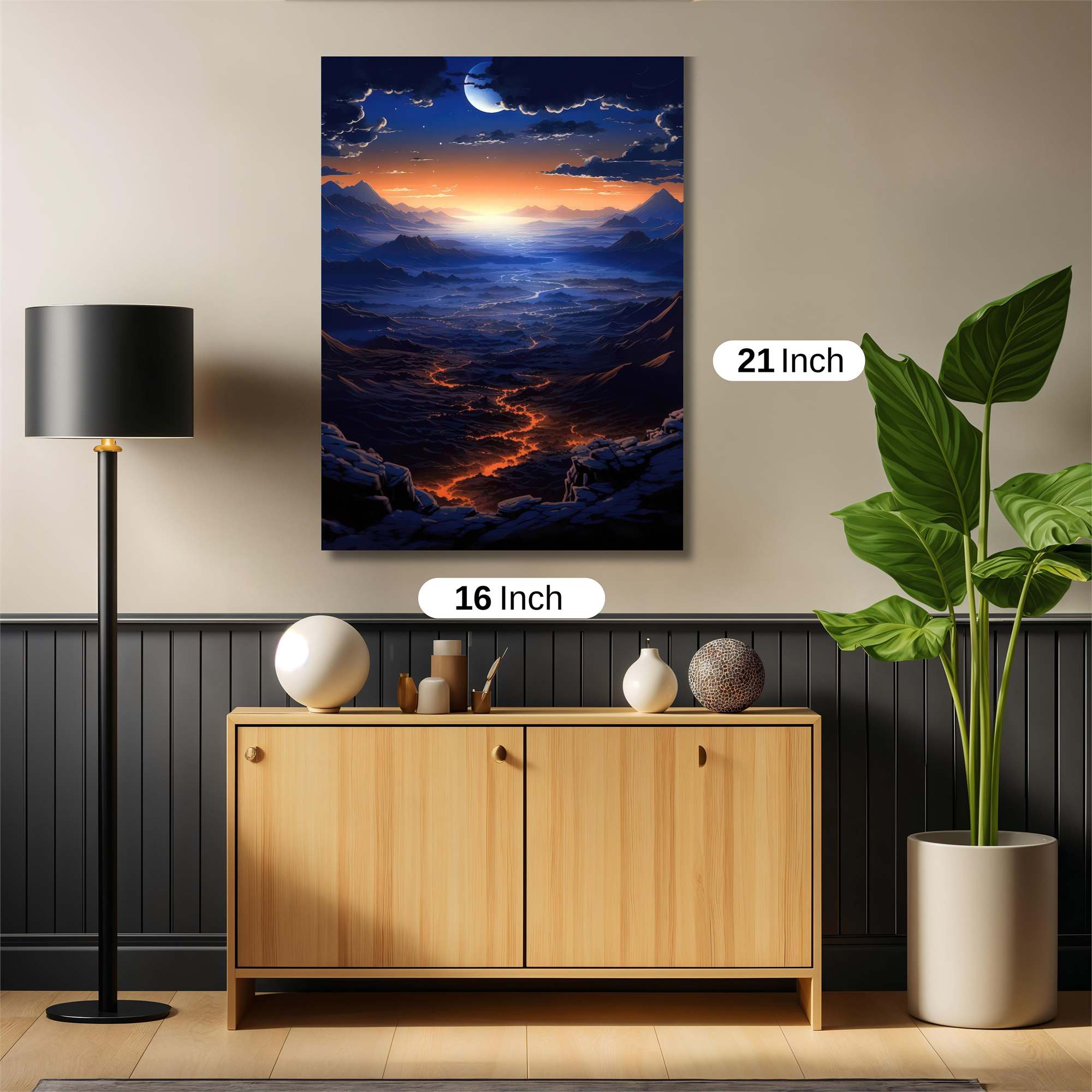 Lunar Serenity Safe Wall Magnetic / M