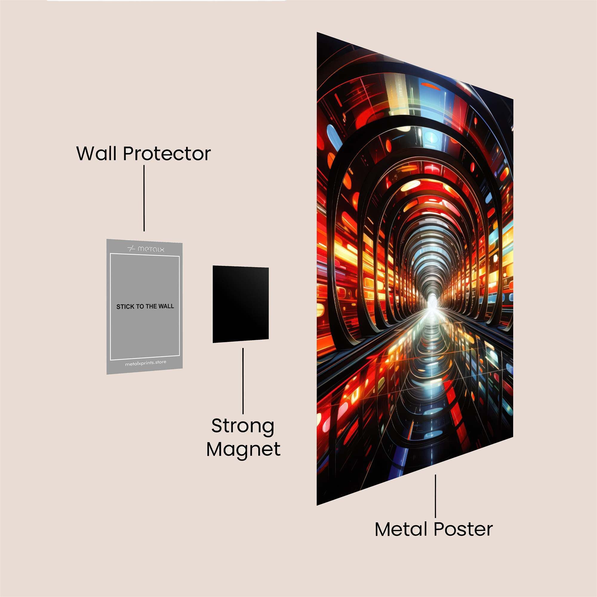 Neon Odyssey Safe Wall Magnetic / M