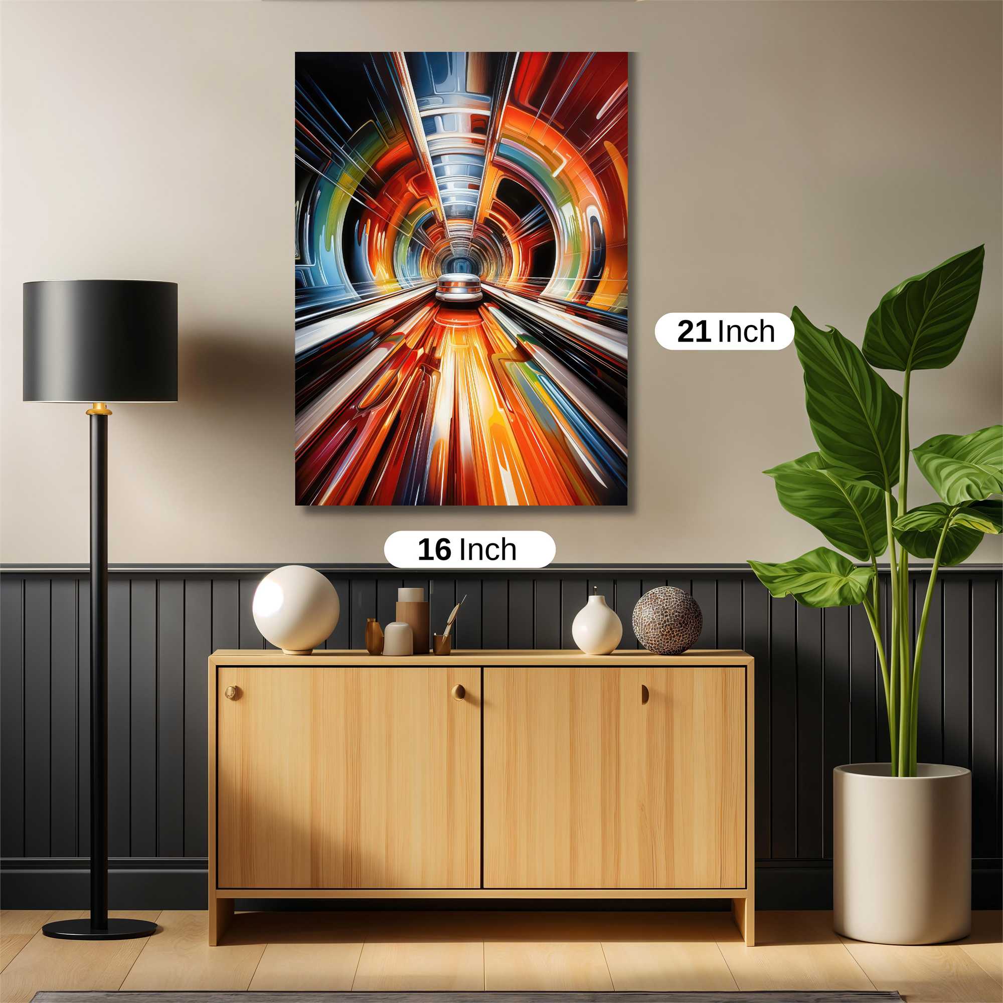 Tunnel Rush Safe Wall Magnetic / M