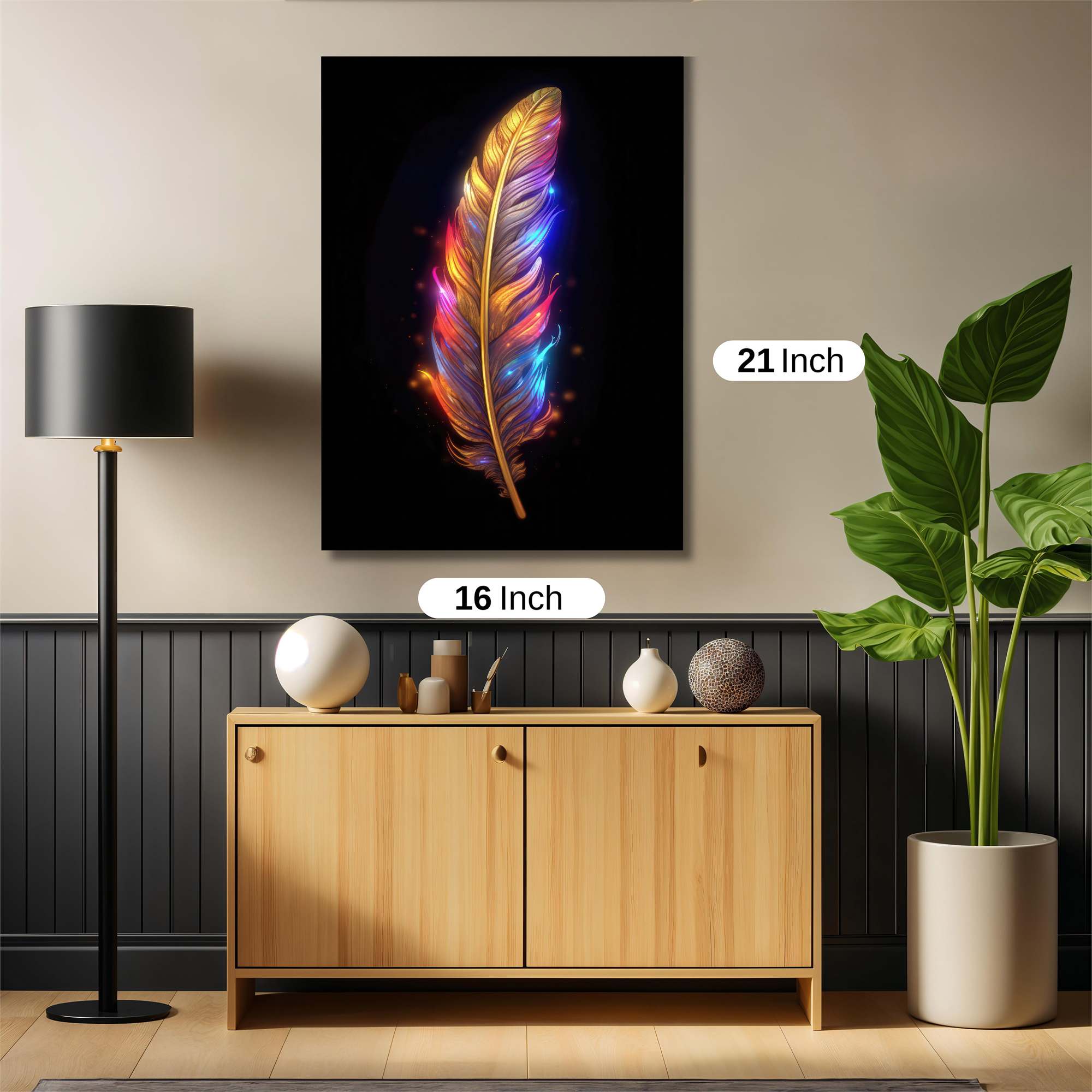 Feather Radiance Safe Wall Magnetic / M