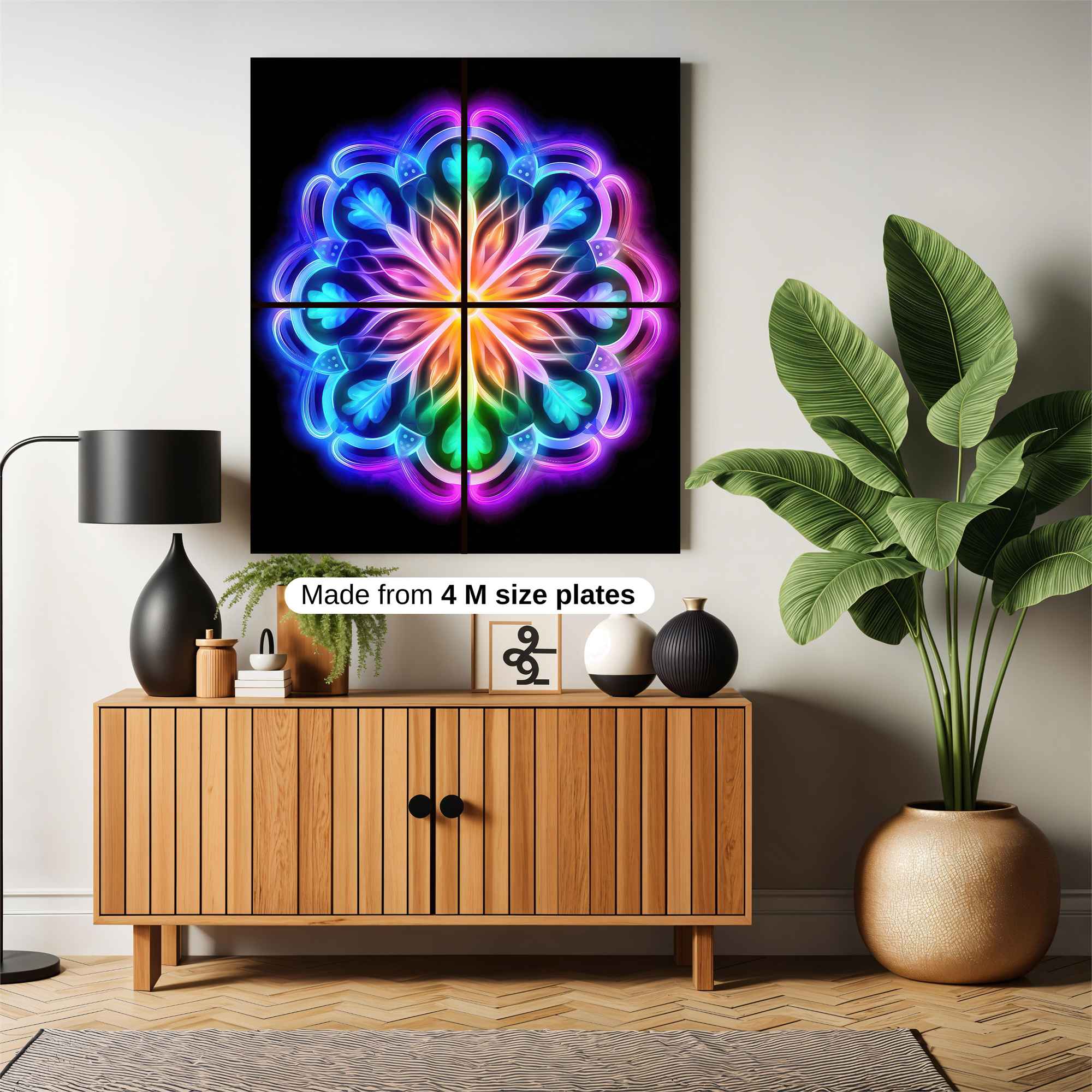 Mandala Radiance Safe Wall Magnetic / M