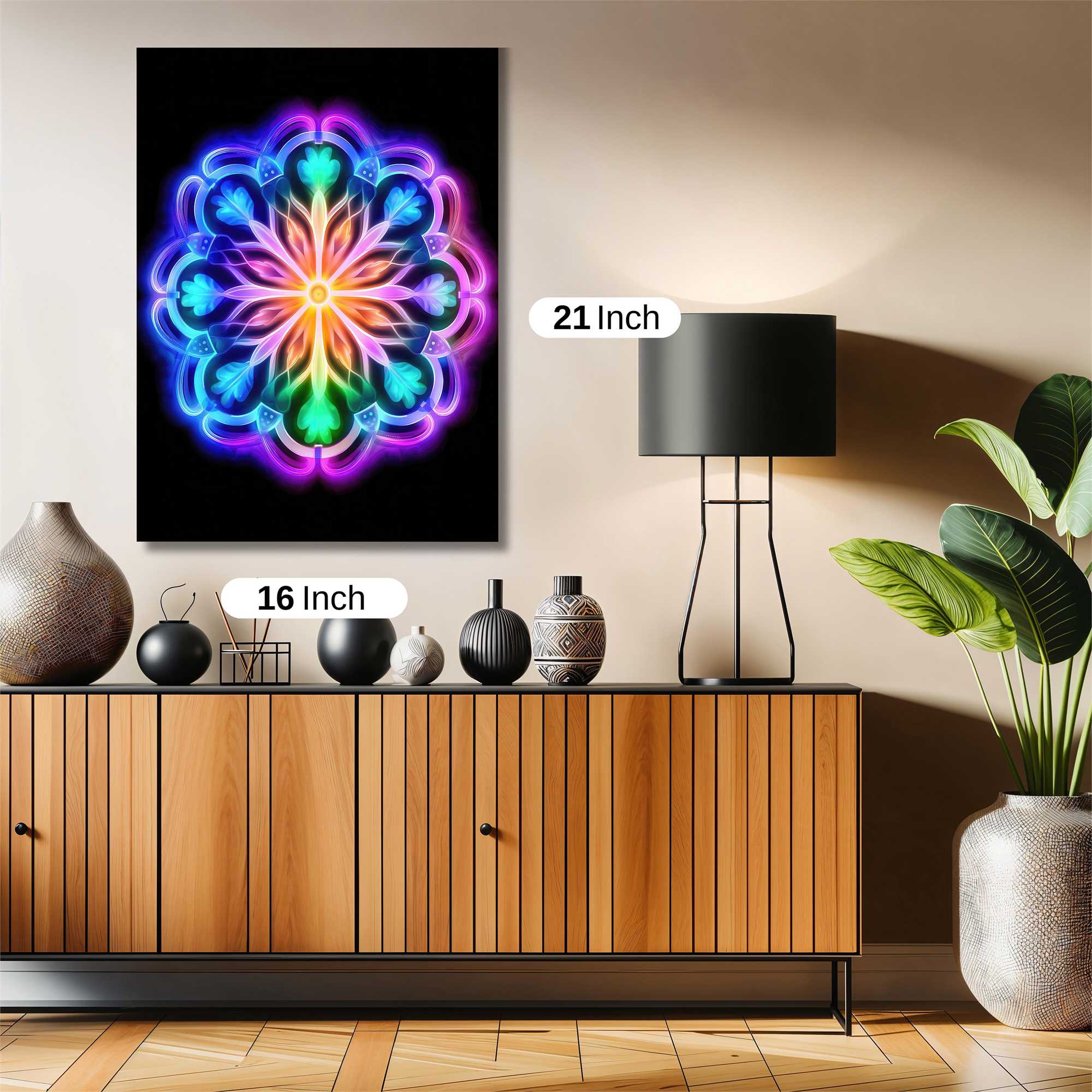 Mandala Radiance Safe Wall Magnetic / M