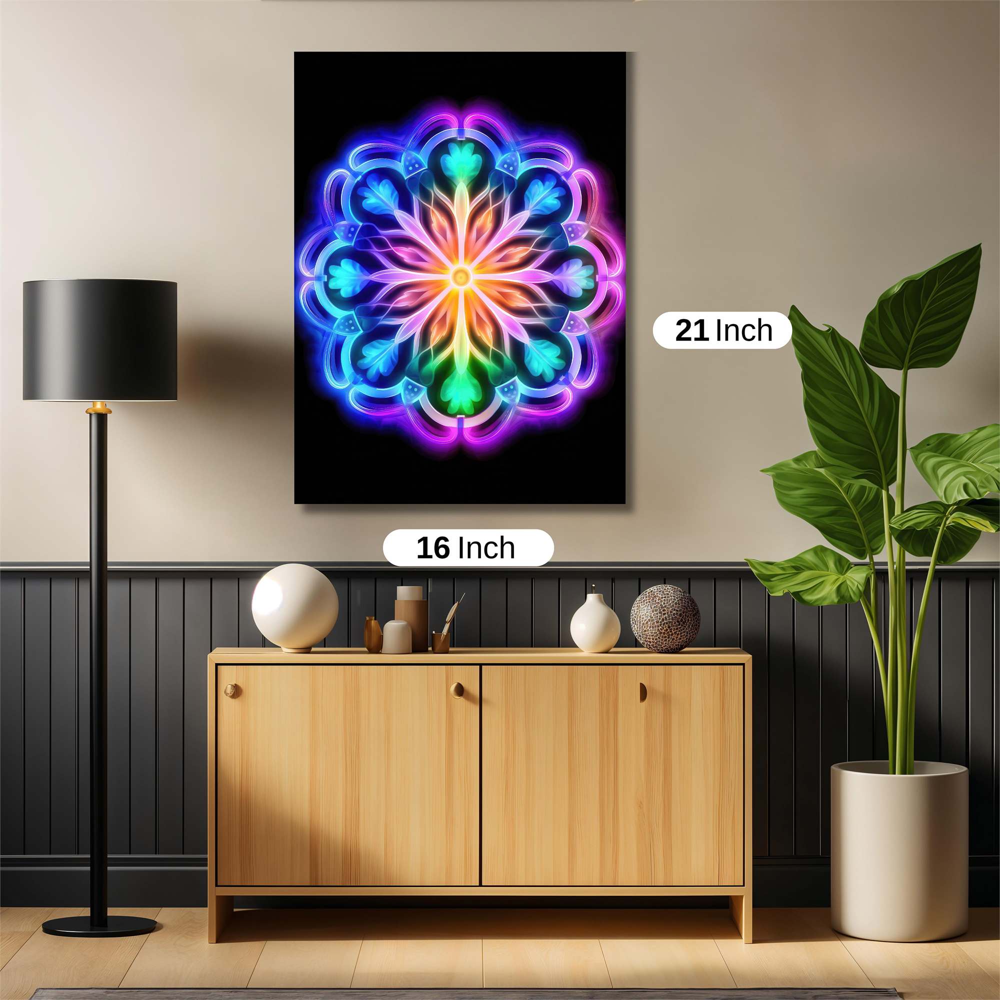 Mandala Radiance Safe Wall Magnetic / M