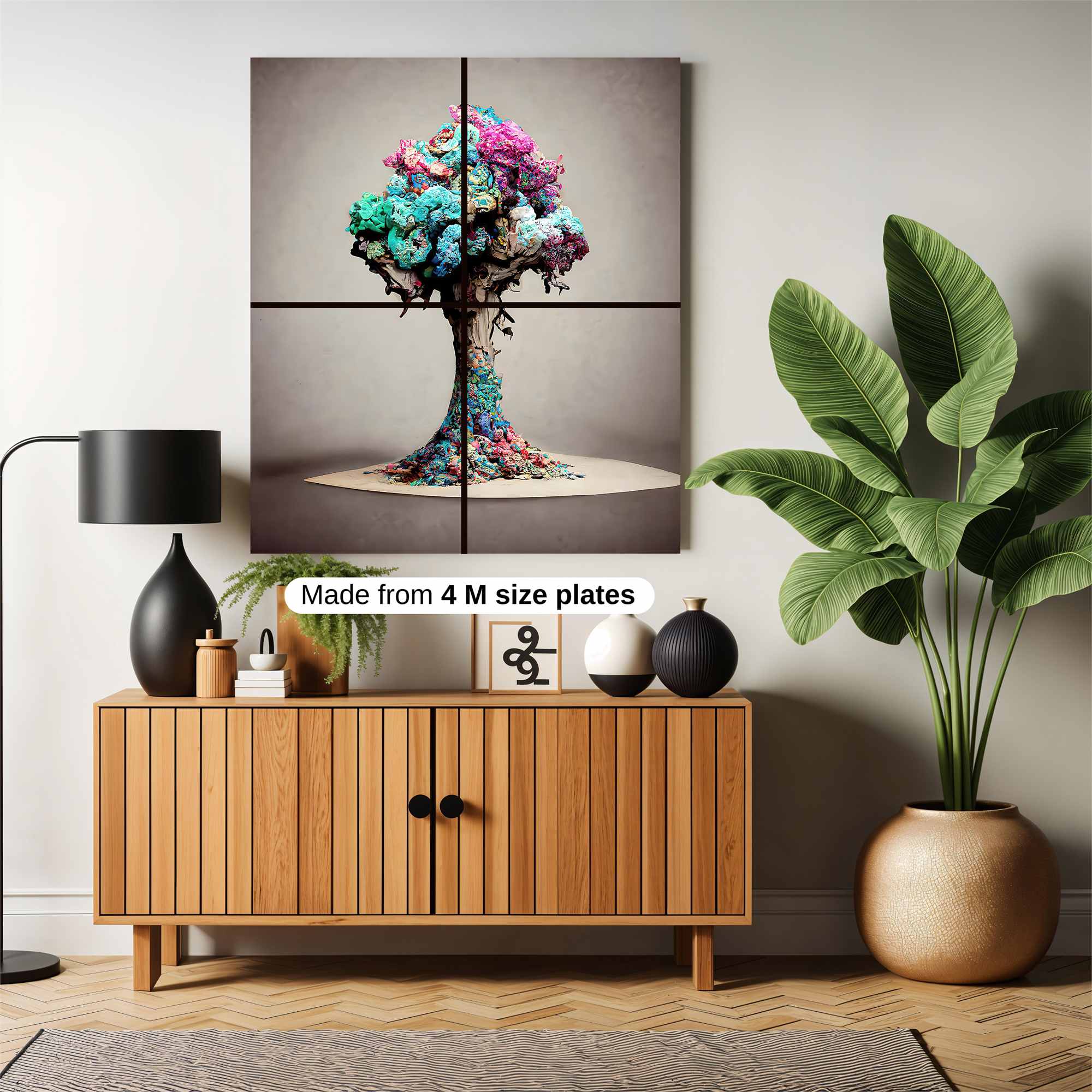 Colorful Whimsy Safe Wall Magnetic / M