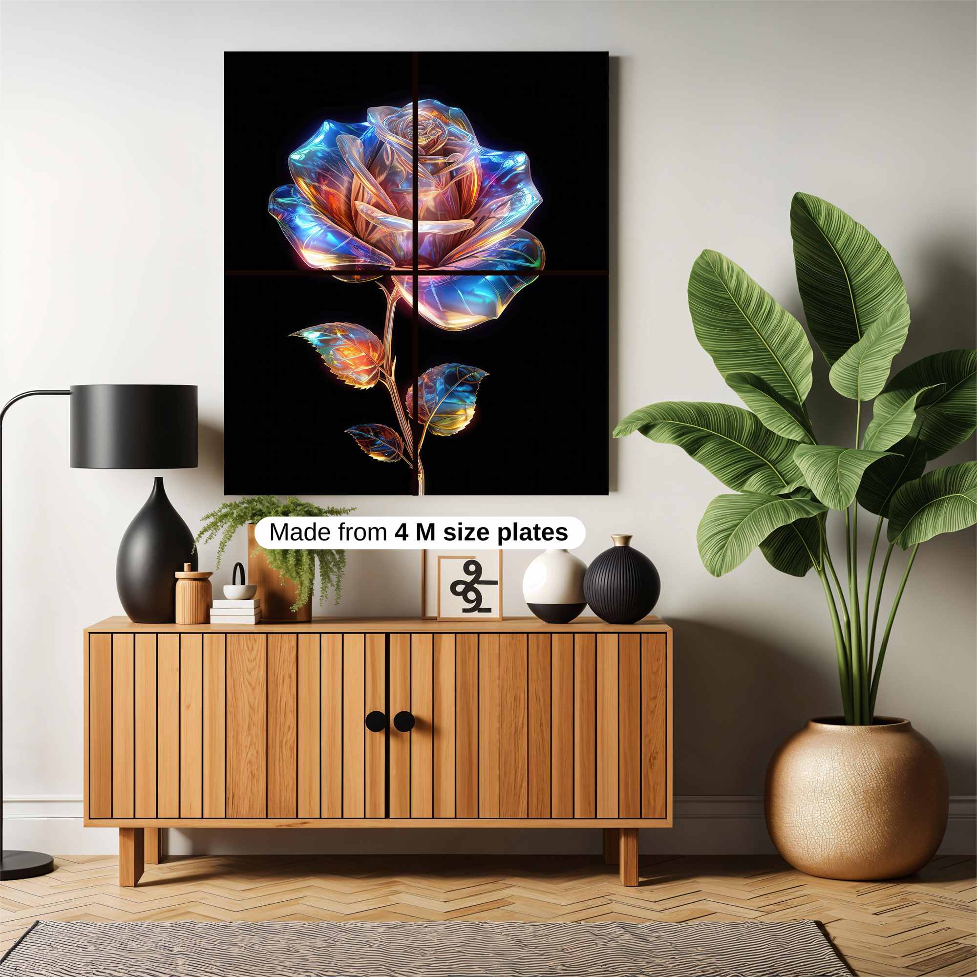 Holographic Dream Safe Wall Magnetic / M