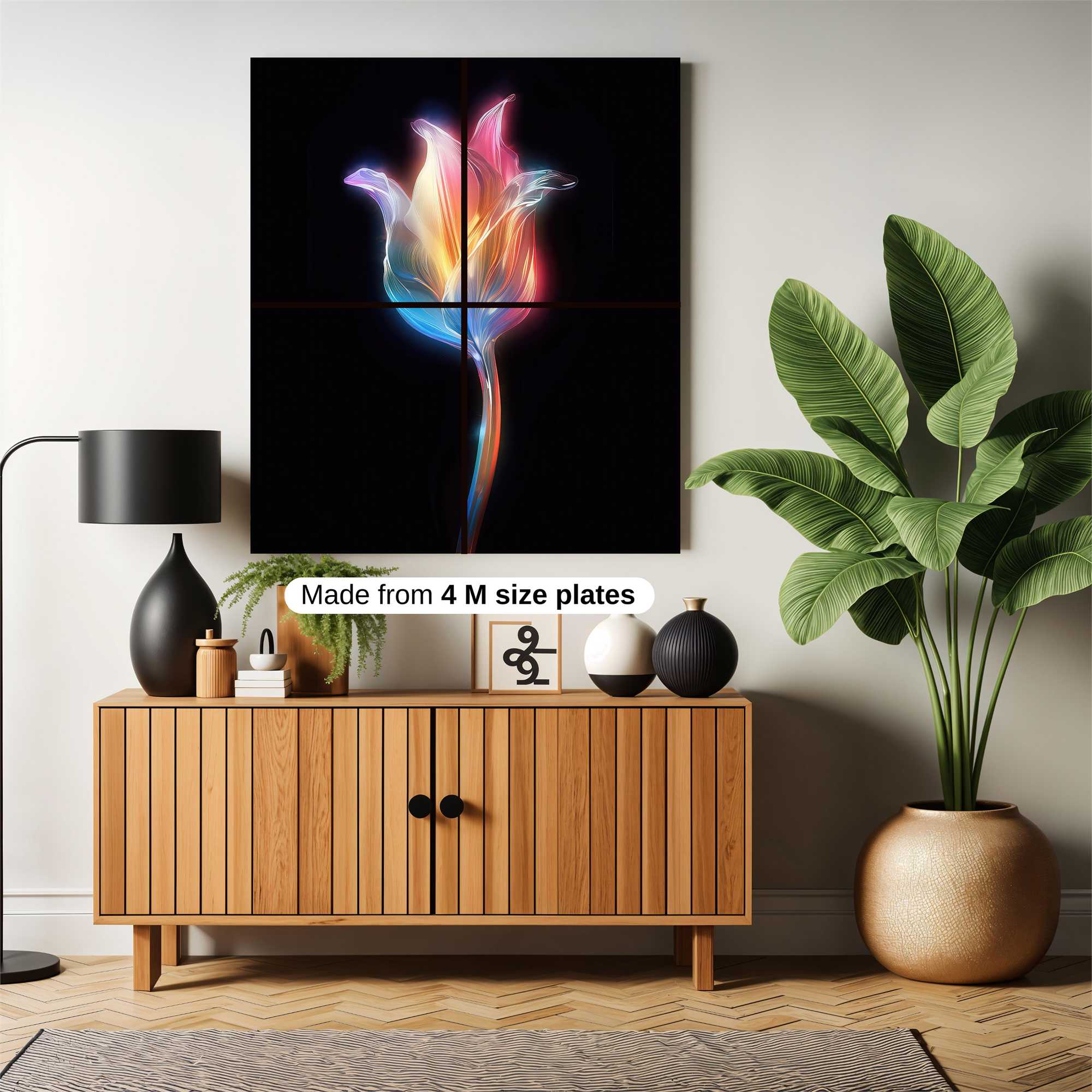 Neon Bloom Safe Wall Magnetic / M