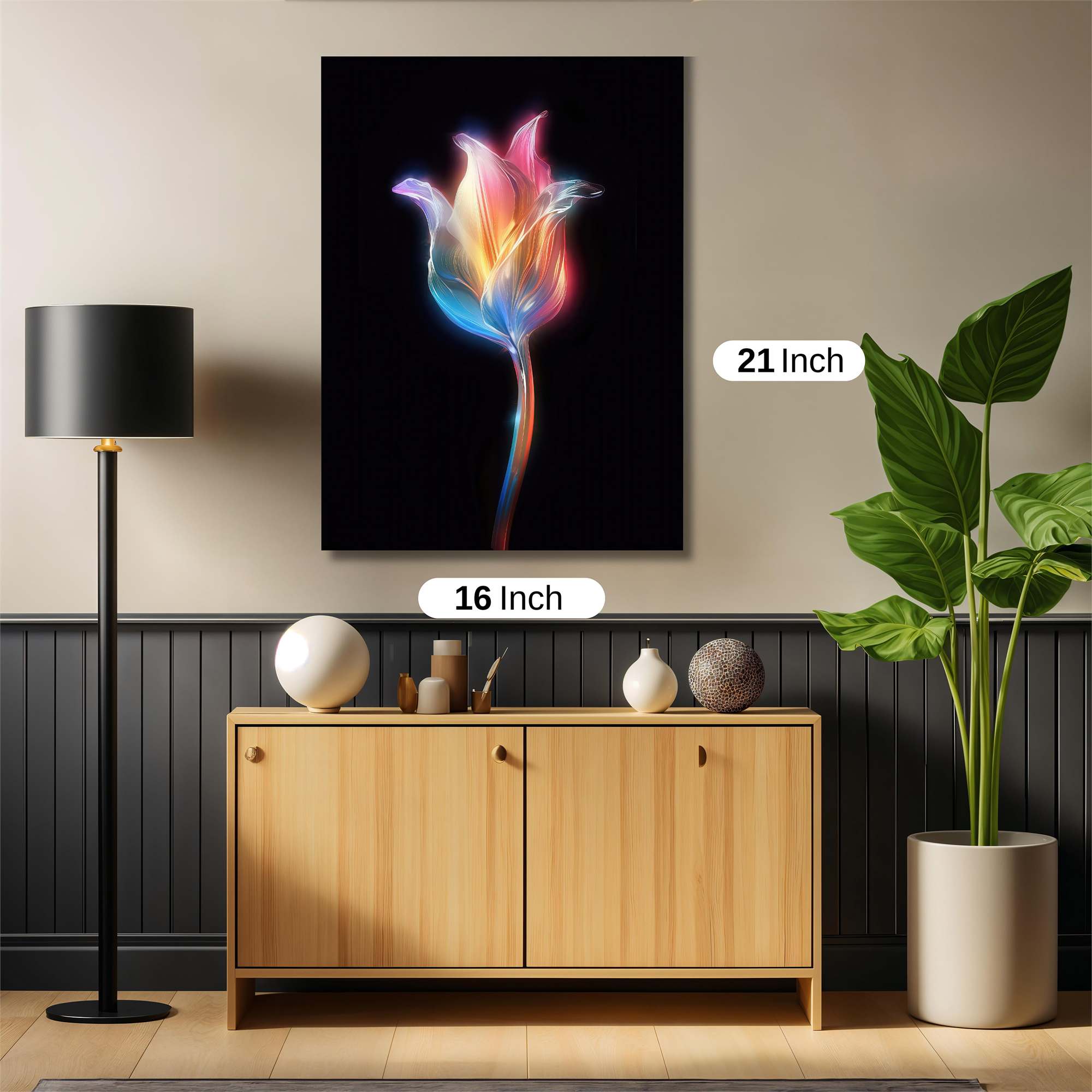 Neon Bloom Safe Wall Magnetic / M