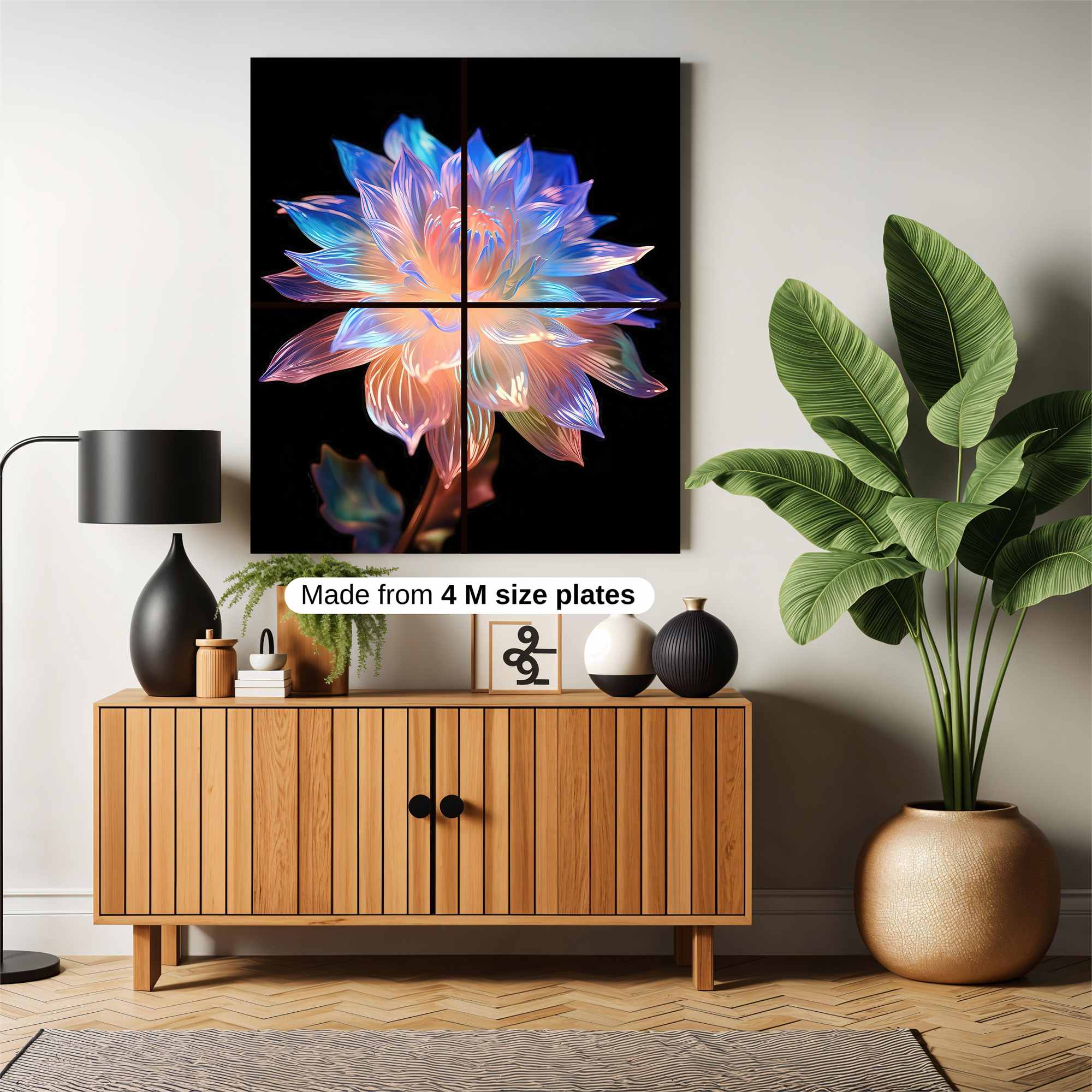 Neon Bloom Safe Wall Magnetic / M