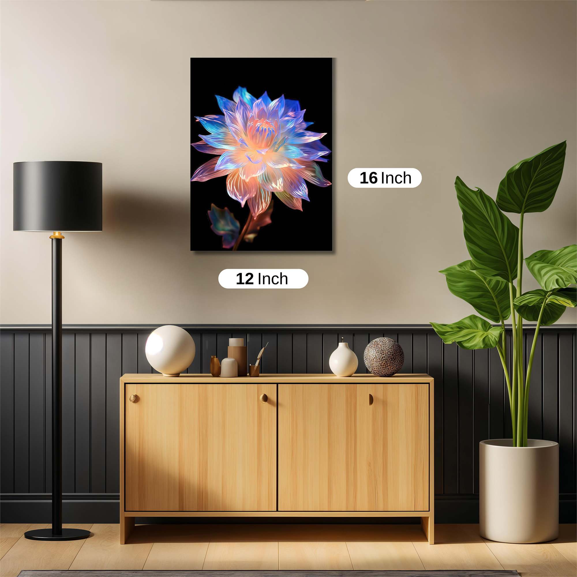 Neon Bloom Safe Wall Magnetic / M