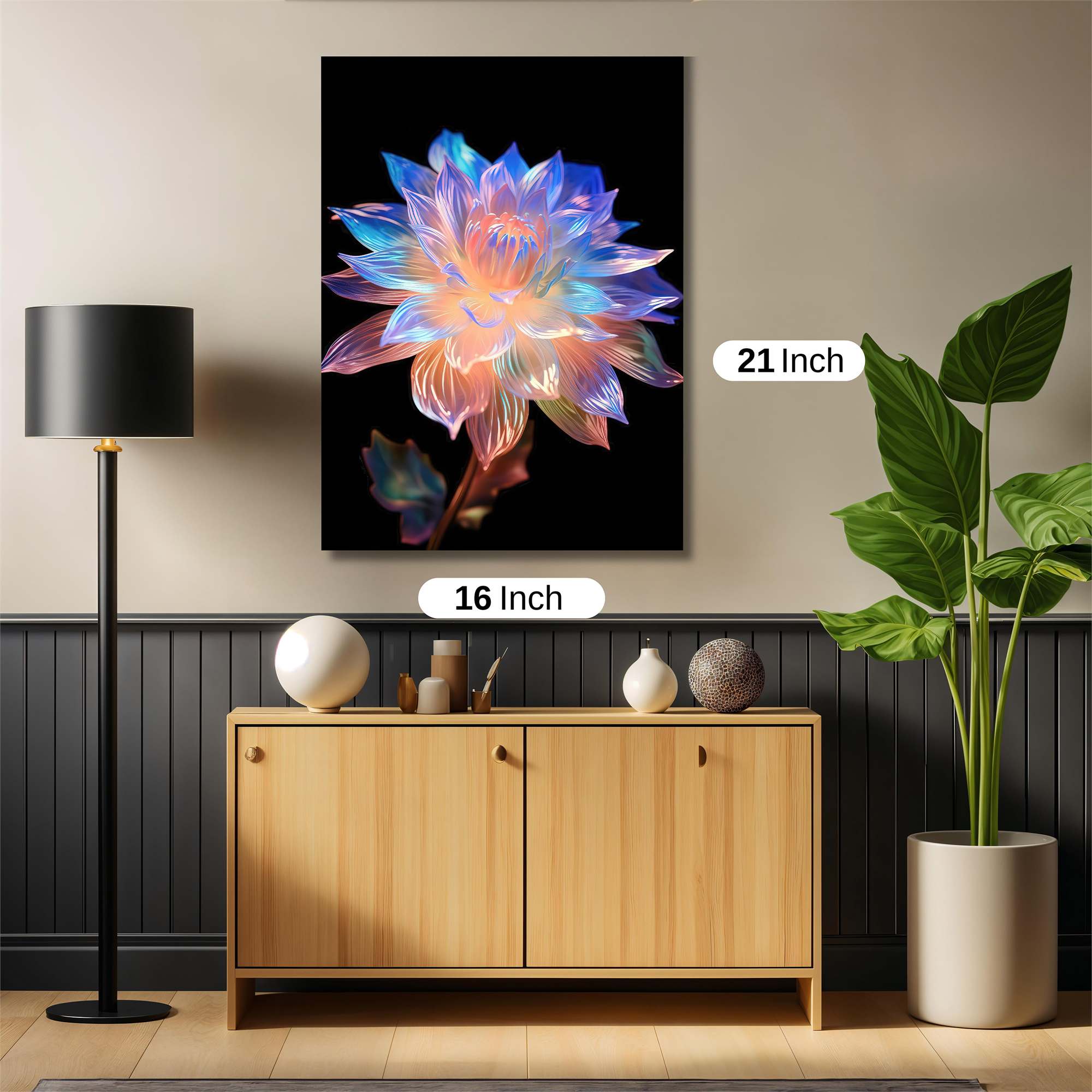 Neon Bloom Safe Wall Magnetic / M