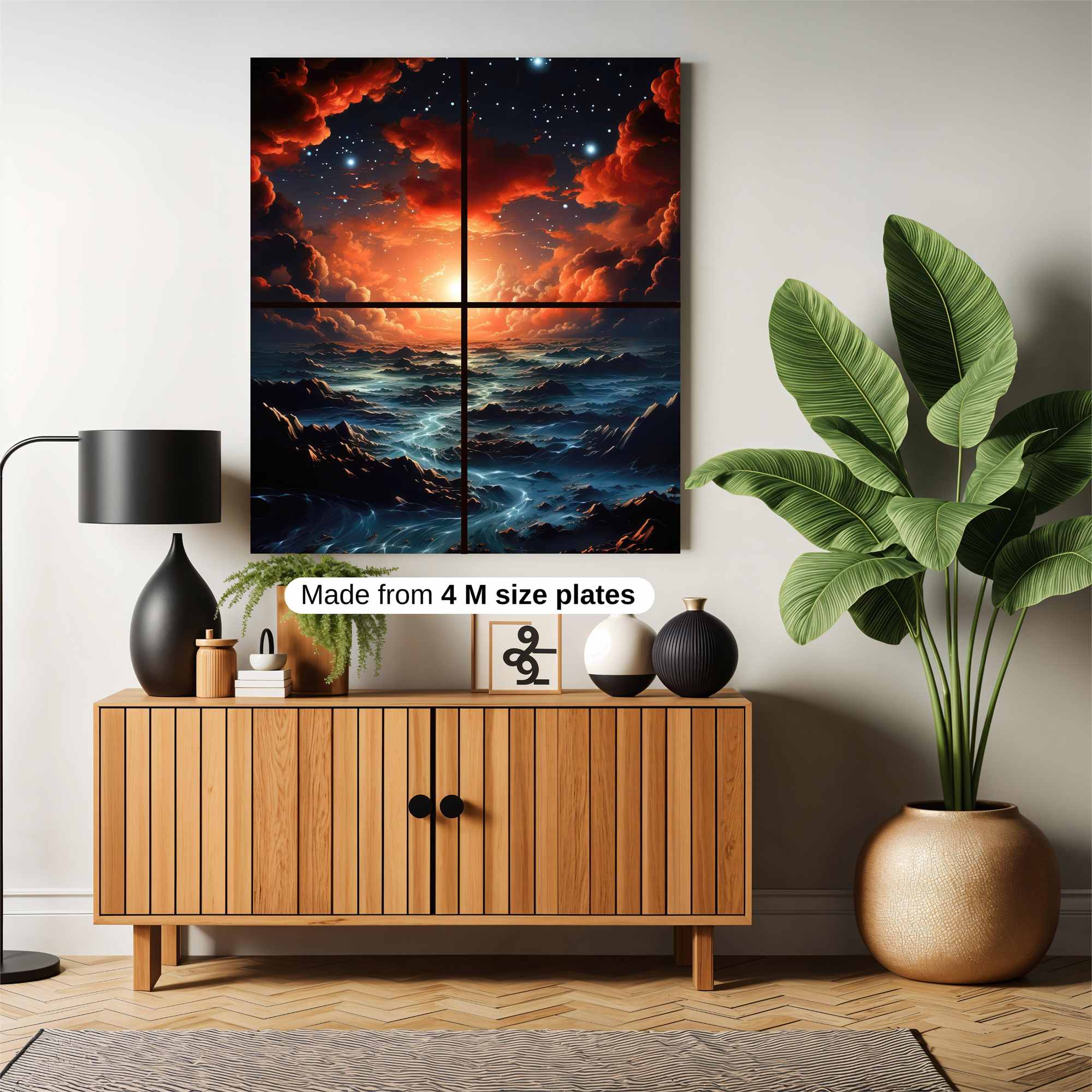 Sunset Serenity Safe Wall Magnetic / M