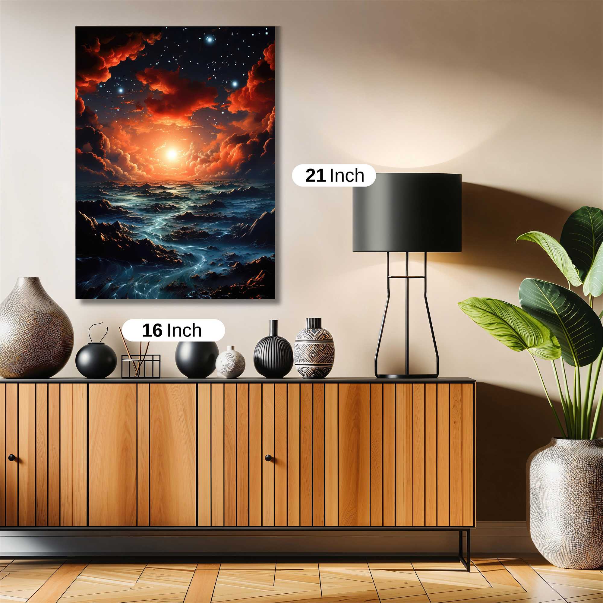 Sunset Serenity Safe Wall Magnetic / M
