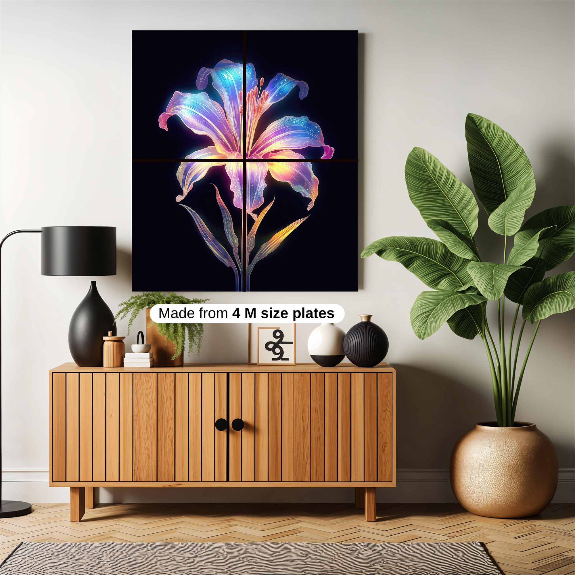 Neon Lily Safe Wall Magnetic / M