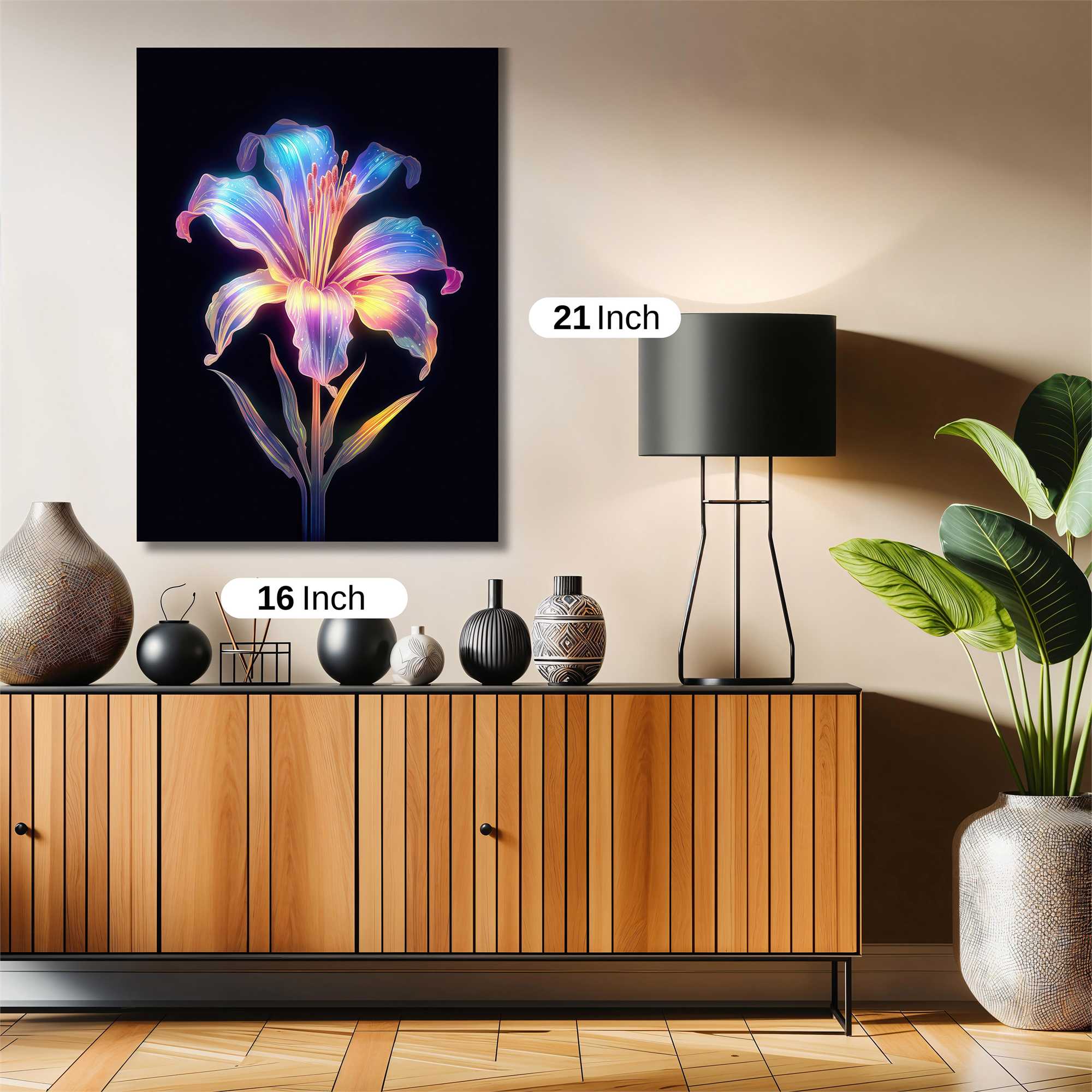 Neon Lily Safe Wall Magnetic / M