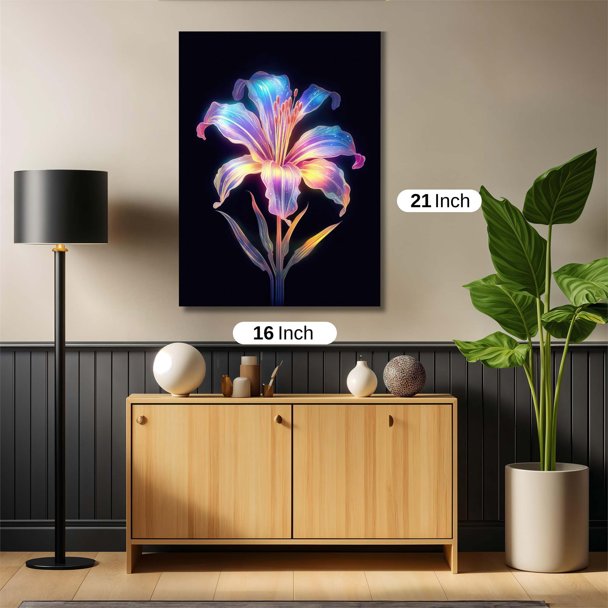 Neon Lily Safe Wall Magnetic / M