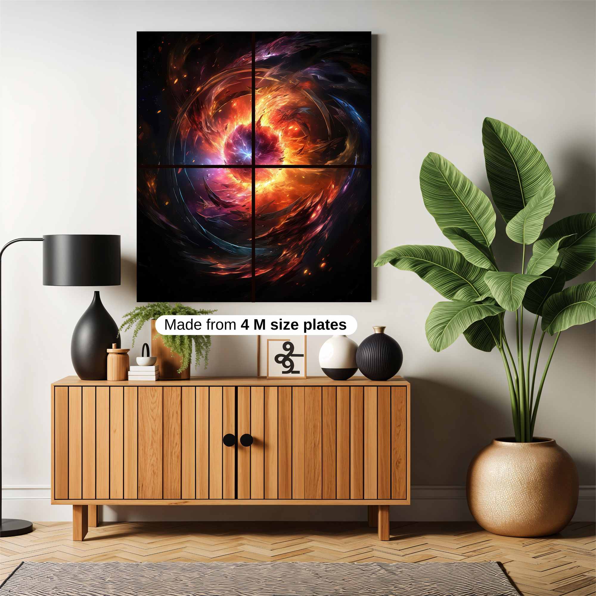 Cosmic Whirl Safe Wall Magnetic / M